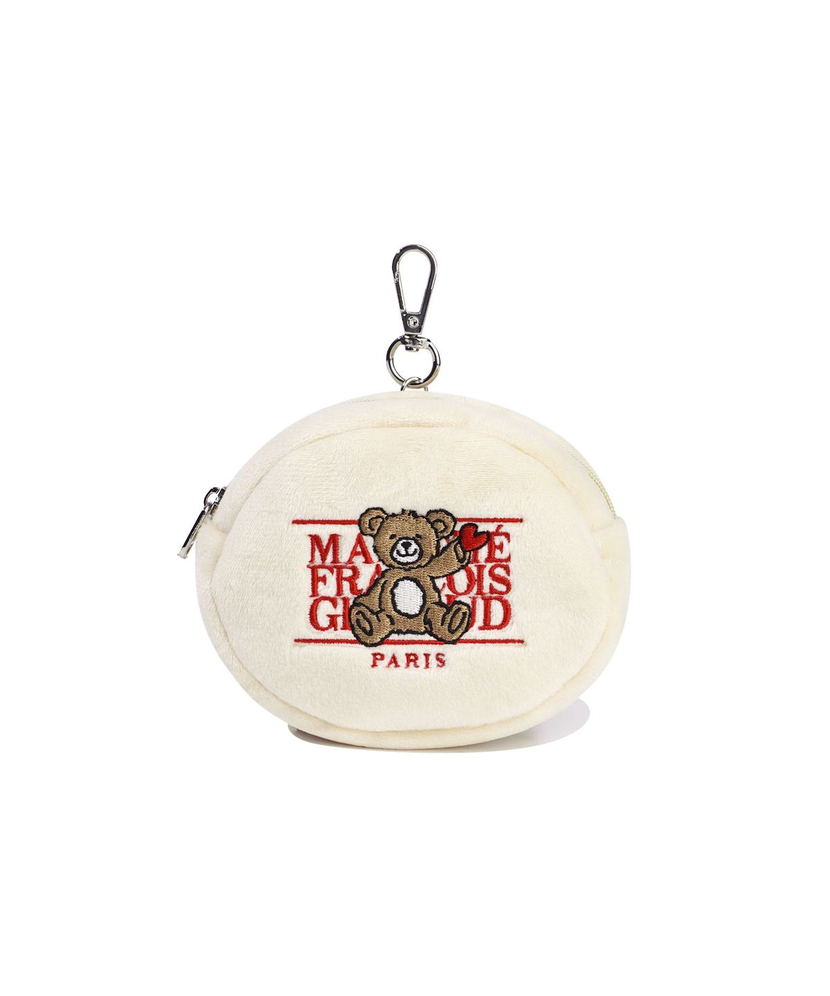 마리떼 키즈(MARITHÉ KIDS) KIDS BEAR CLASSIC LOGO POUCH KEYRING light beige