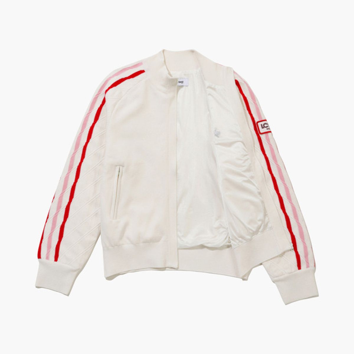 르꼬끄 골프(LECOQ GOLF) 여성 방풍 소프트 터치 스웨터 점퍼 _CREM GQ322LKC92