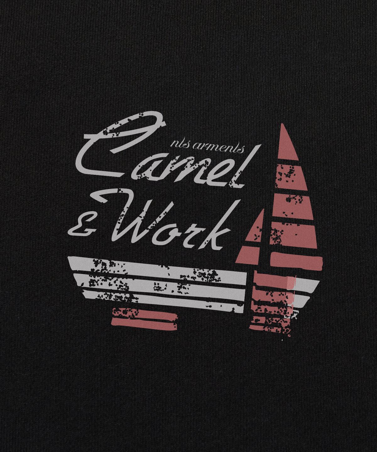 카멜워크(CAMEL WORK) NO.034 로우타이드 레스큐 스웨트셔츠(블랙)
