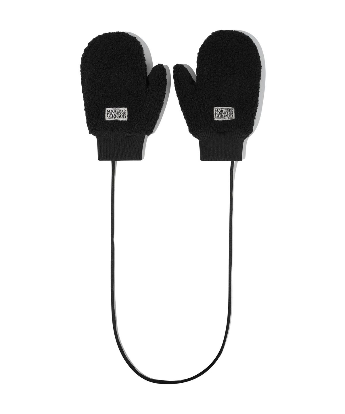 마리떼 키즈(MARITHÉ KIDS) KIDS FUR MITTENS black