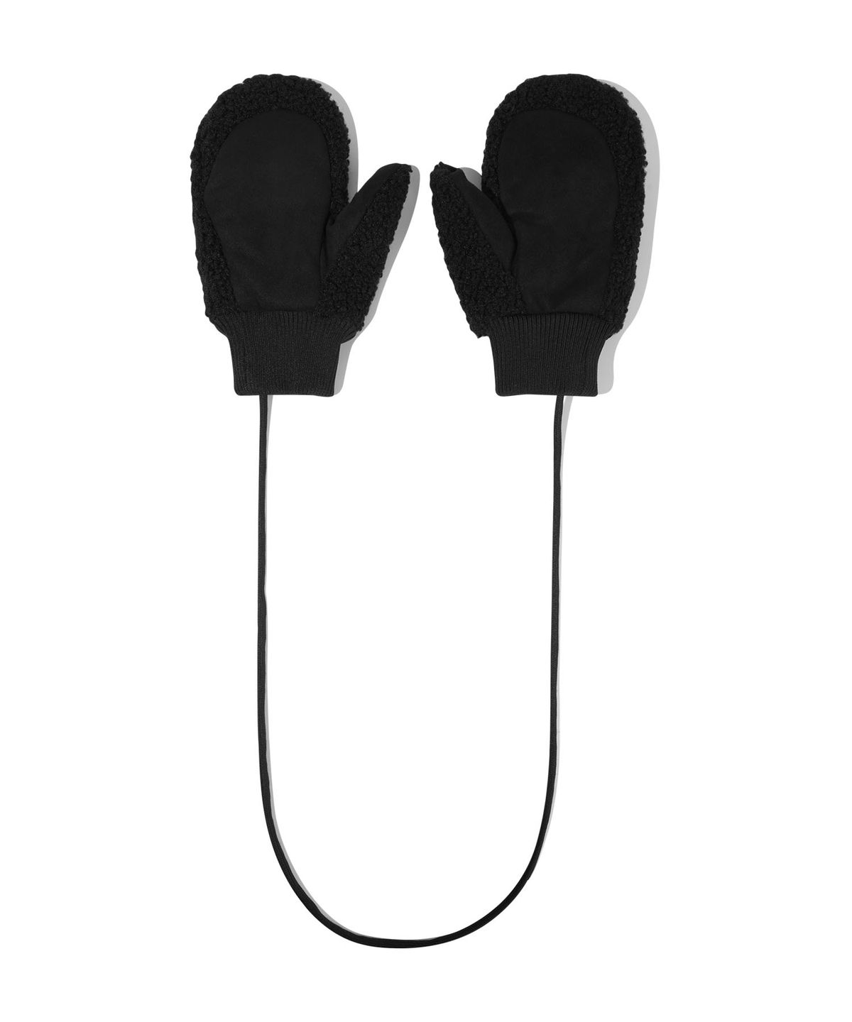 마리떼 키즈(MARITHÉ KIDS) KIDS FUR MITTENS black