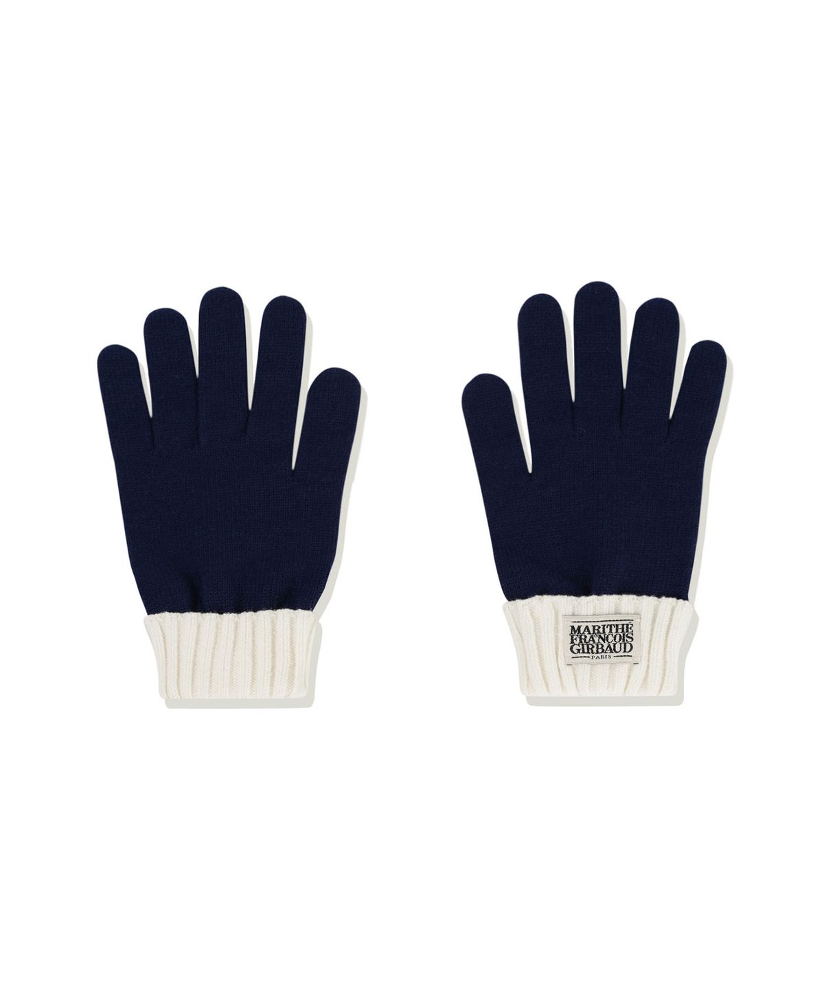 마리떼 키즈(MARITHÉ KIDS) KIDS CLASSIC LOGO KNIT GLOVE navy