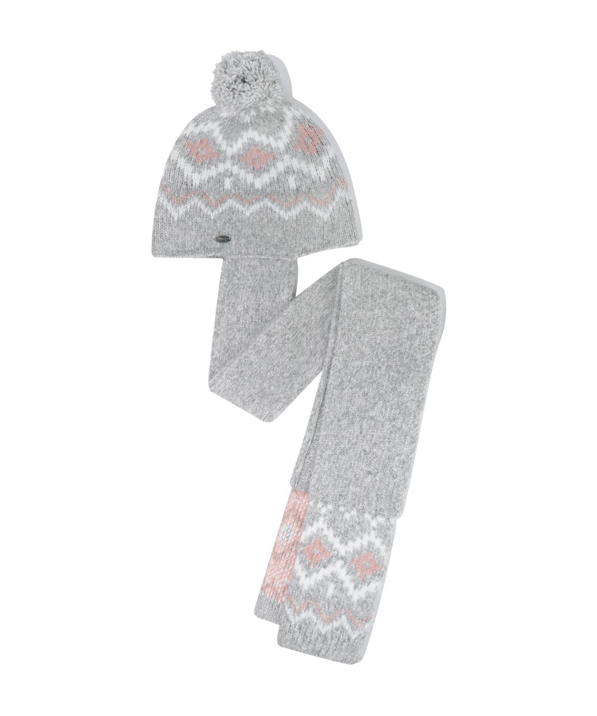 마리떼 키즈(MARITHÉ KIDS) KIDS NORDIC BALACLAVA MUFFLER heather gray