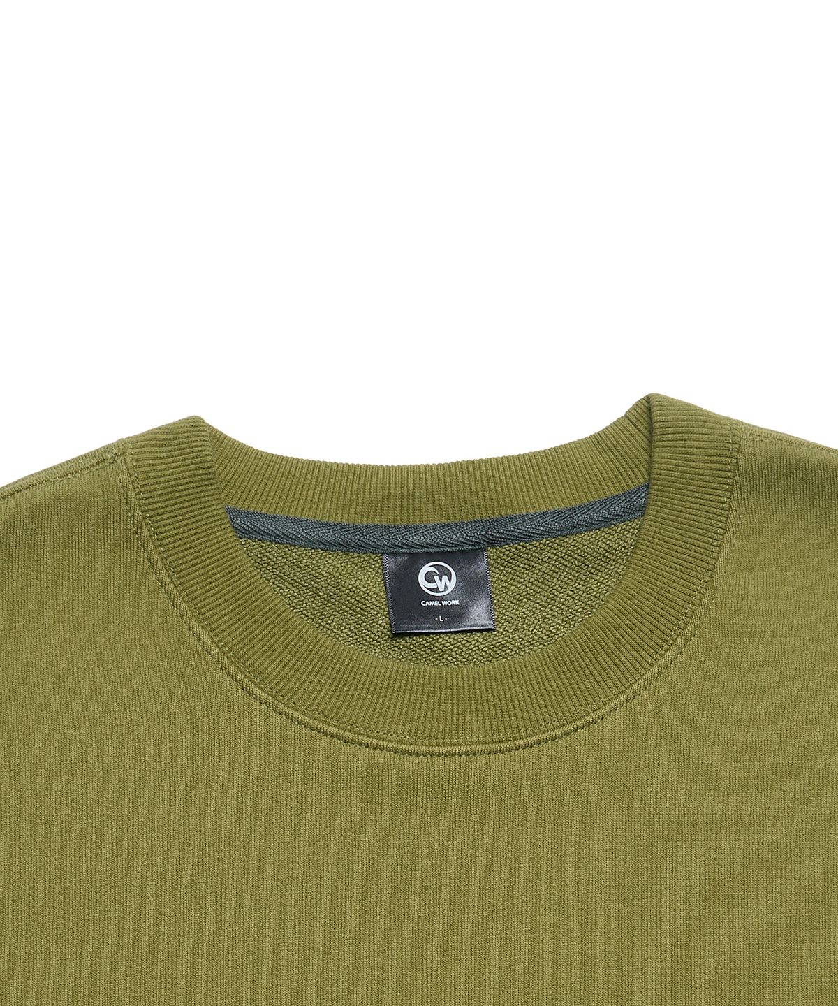 카멜워크(CAMEL WORK) NO.001 센티멘탈 나잇 스웨트셔츠(옐로우그린)