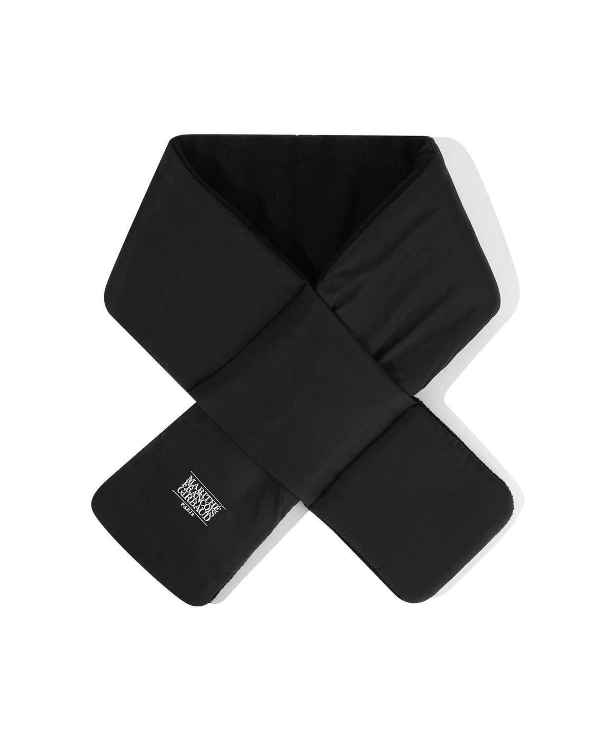 마리떼 키즈(MARITHÉ KIDS) KIDS CLASSIC LOGO REVERSIBLE MUFFLER black
