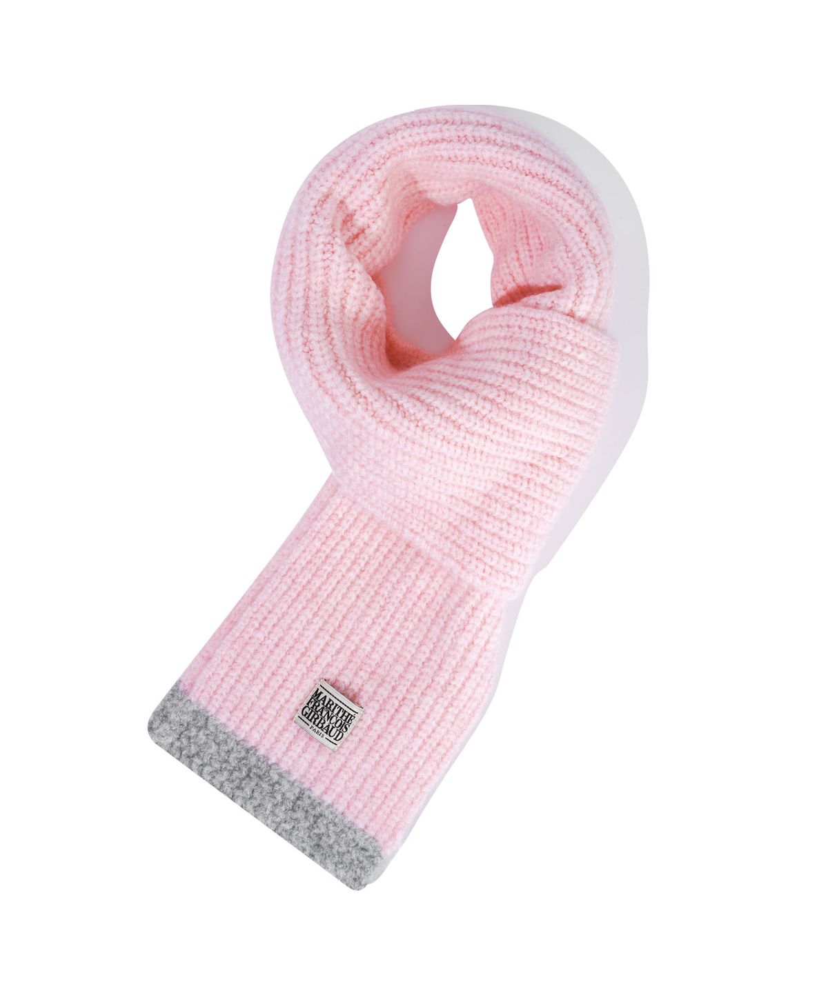 마리떼 키즈(MARITHÉ KIDS) KIDS CLASSIC LOGO KNIT MUFFLER pink