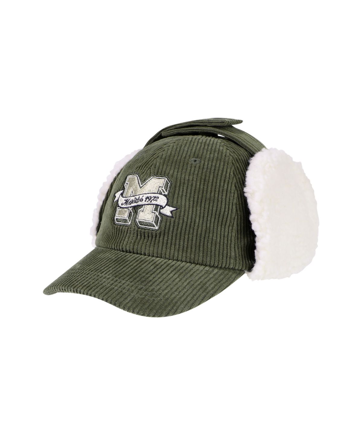 마리떼 키즈(MARITHÉ KIDS) KIDS EARFLAP CORDUROY BALLCAP khaki