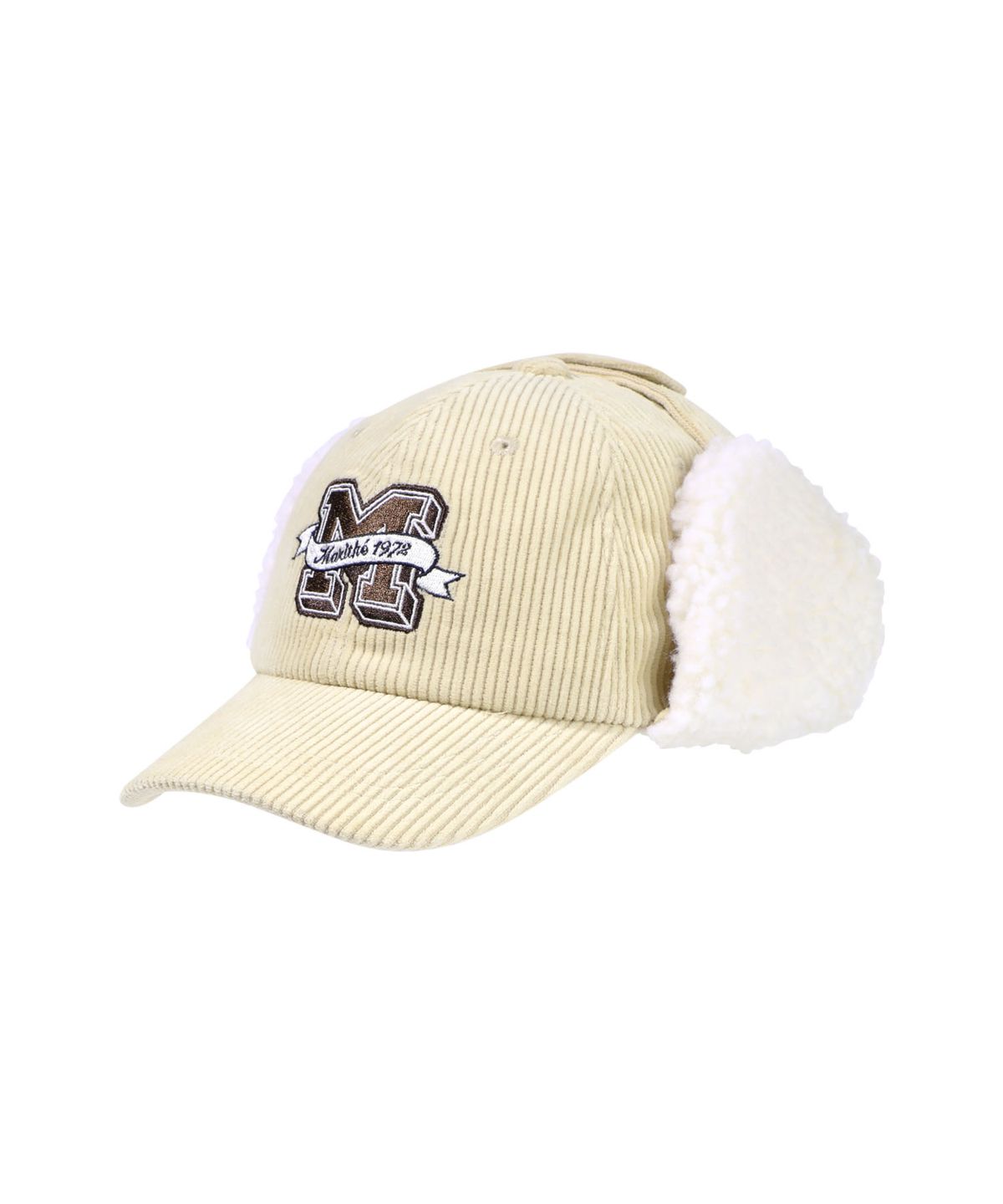 마리떼 키즈(MARITHÉ KIDS) KIDS EARFLAP CORDUROY BALLCAP beige