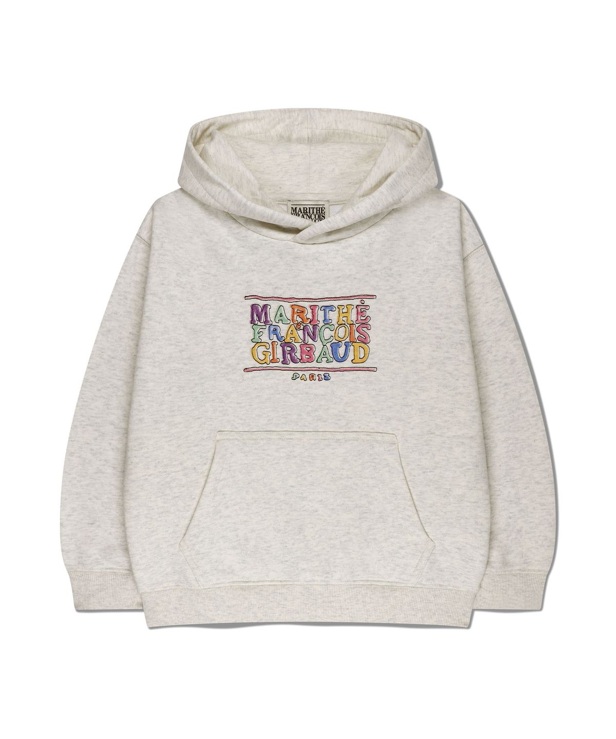 마리떼 키즈(MARITHÉ KIDS) KIDS DOODLE CLASSIC LOGO HOODIE (BRUSHED) oatmeal