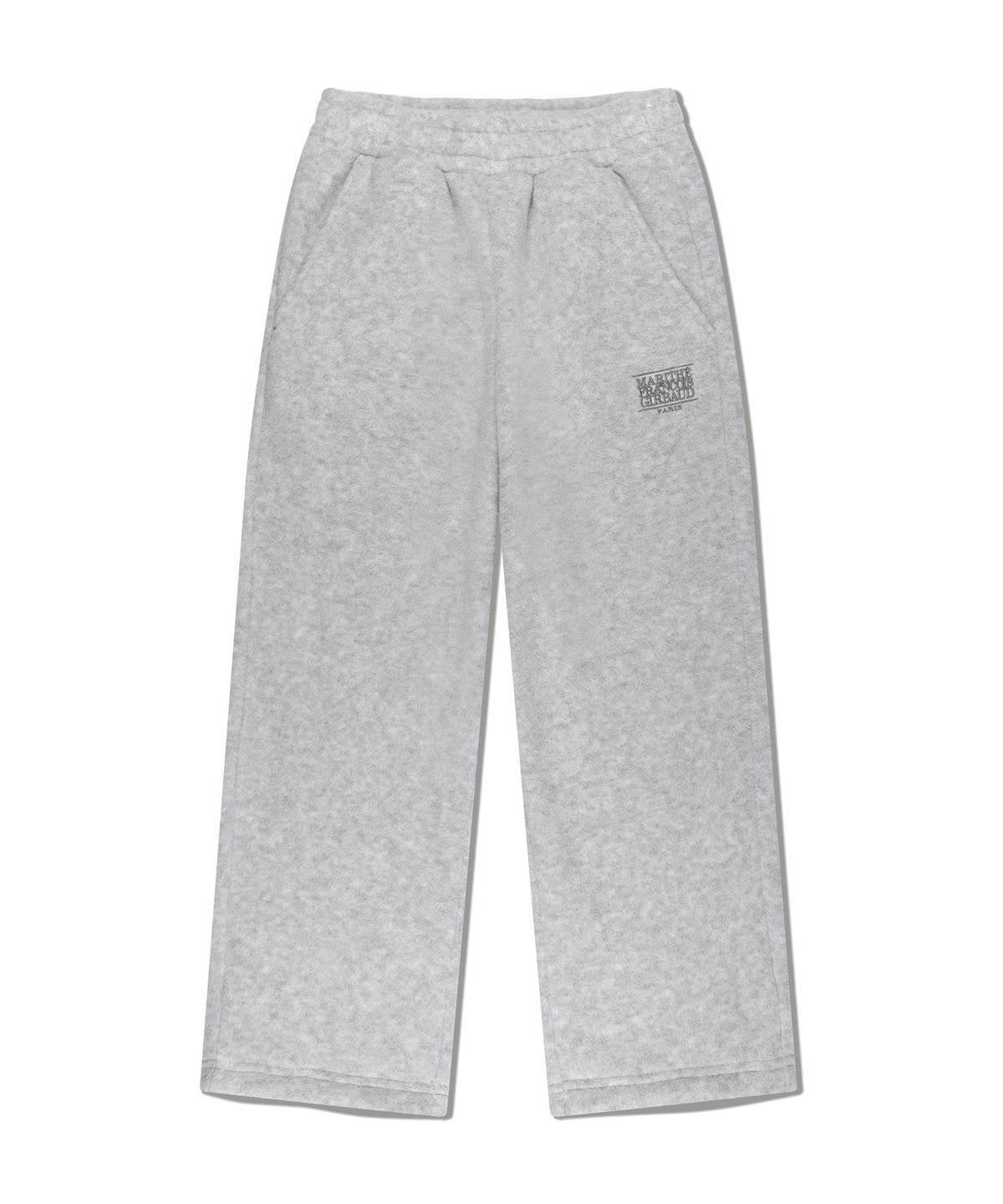 마리떼 키즈(MARITHÉ KIDS) KIDS CLASSIC LOGO FLEECE WIDE PANTS heather gray