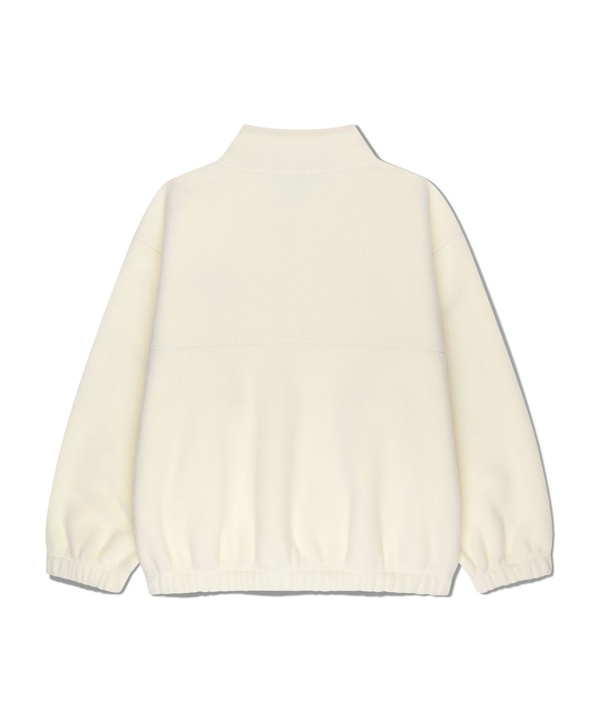 마리떼 키즈(MARITHÉ KIDS) KIDS CLASSIC LOGO FLEECE ANORAK ivory