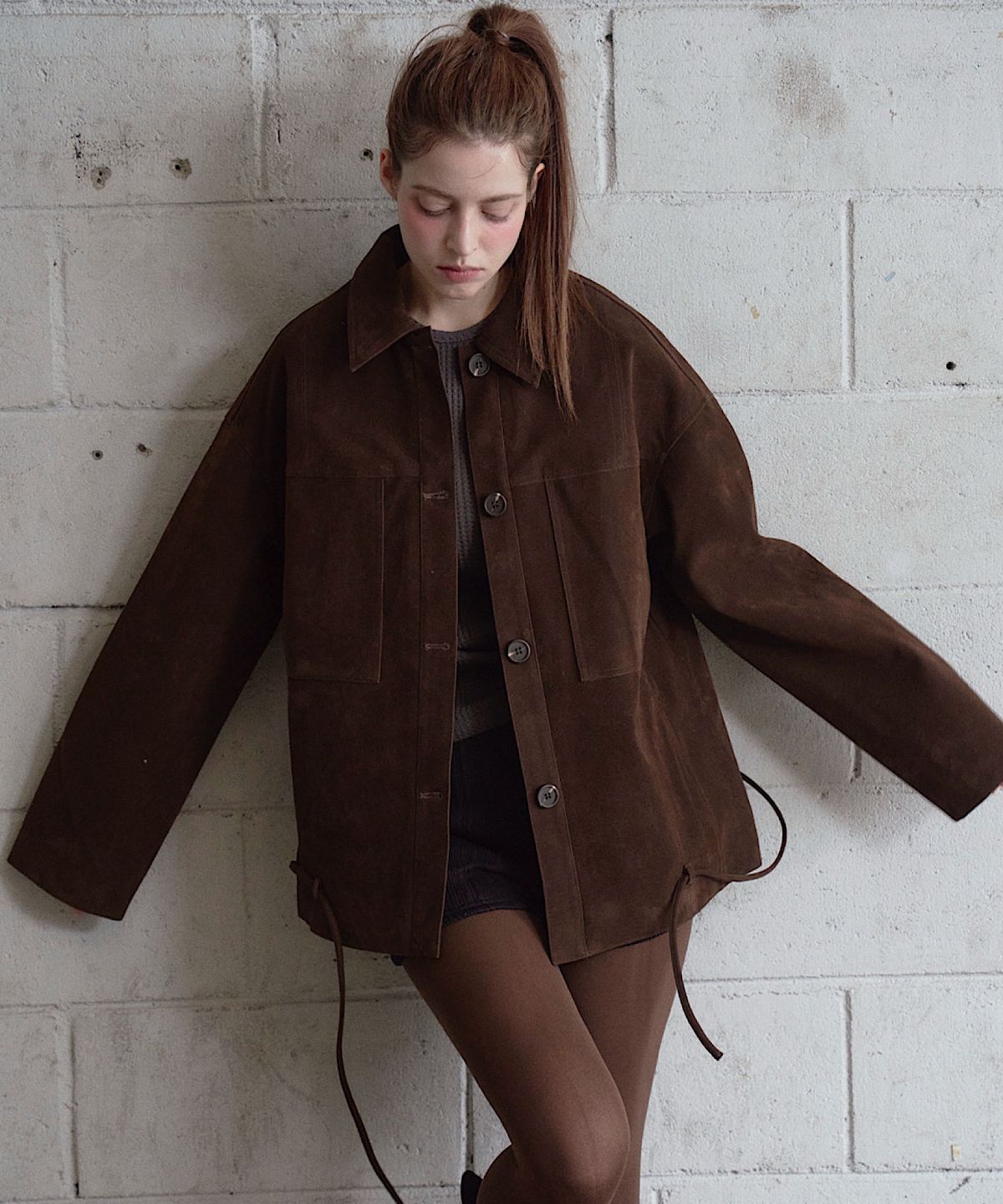 아포엠(APOEM) Suede Jacket (2C)