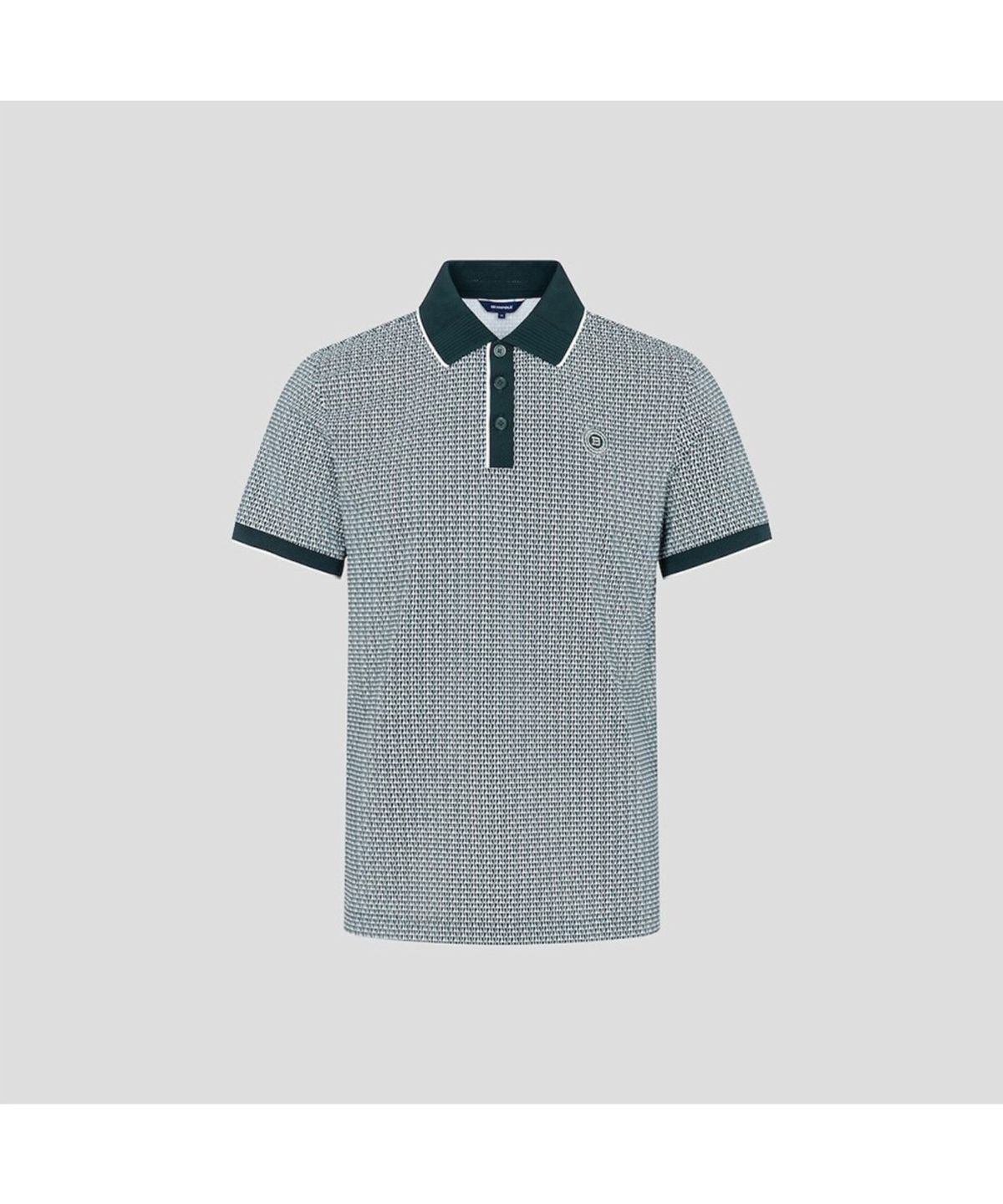 빈폴골프(BEANPOLE GOLF) 남성 반소매 패턴 프린트 티셔츠 - 그린