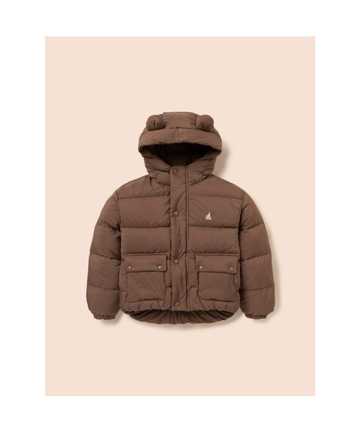 빈폴 키즈(BEANPOLE KIDS) 귀달이 중경량 다운  브라운 (BI5X38U01D) (BI5X38U01D)
