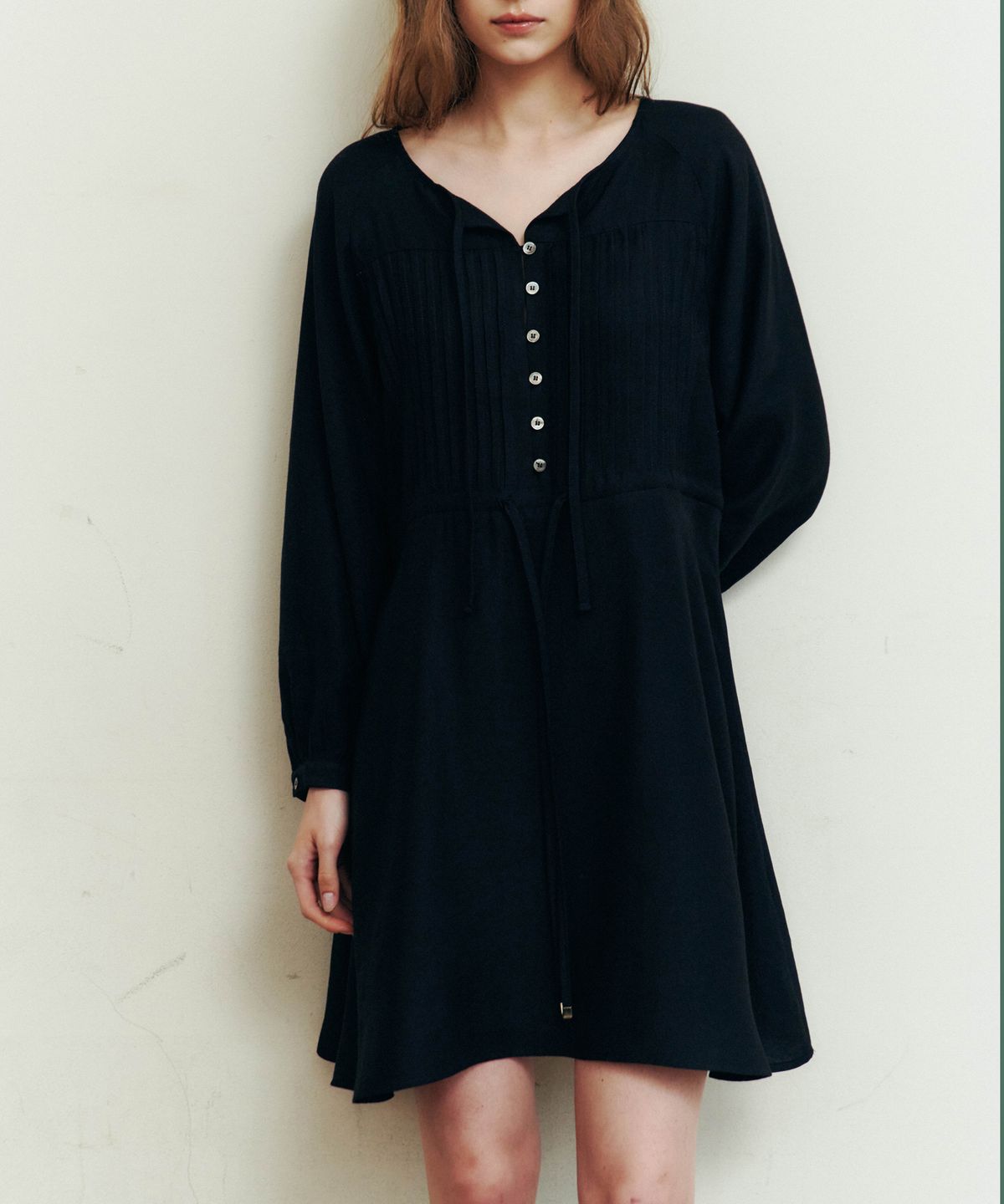러브어스유(LOVEUSU) Jen Smoke Dress - Long (Black)