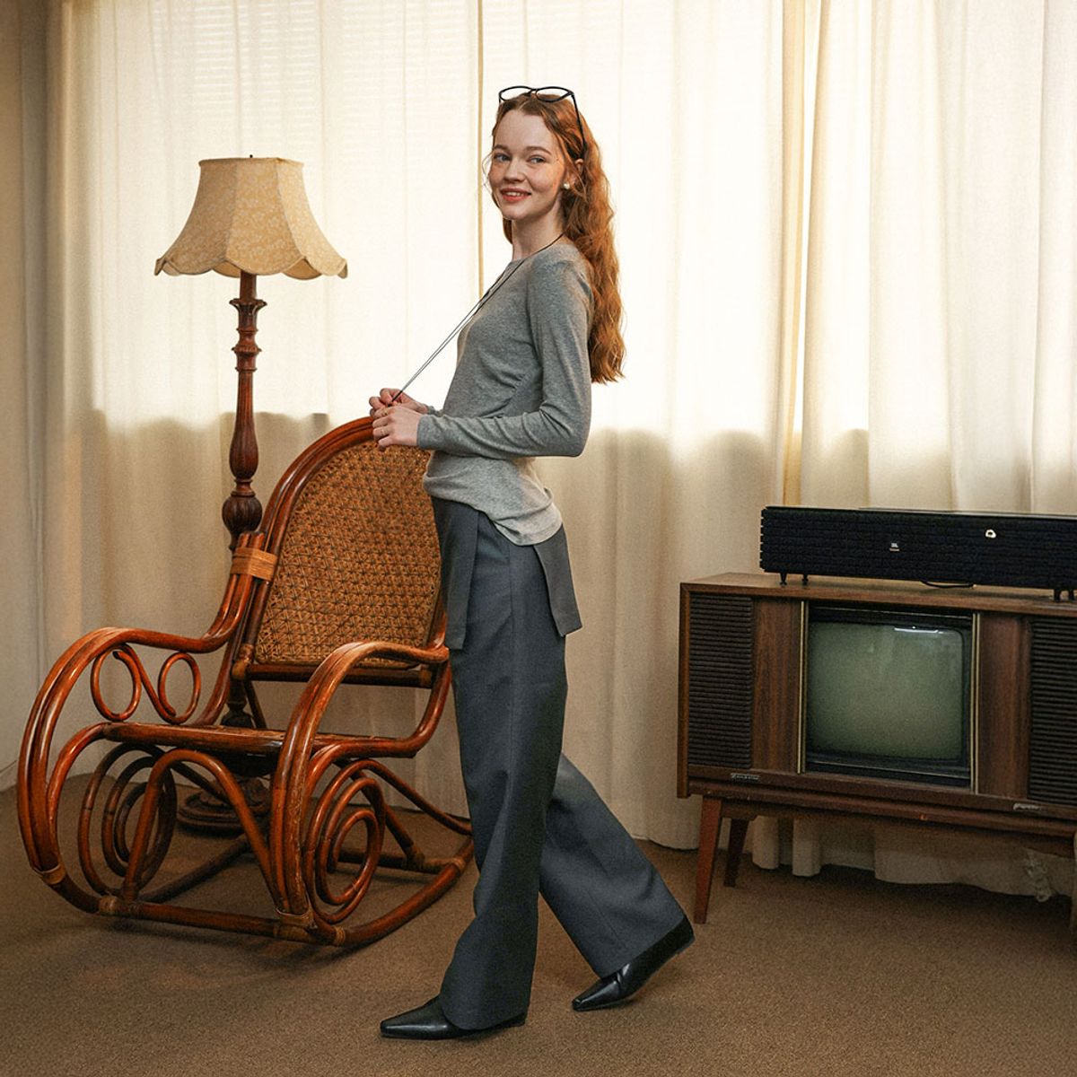 던드롭(DUNDROP) DD_Skirt overlay pants_2color