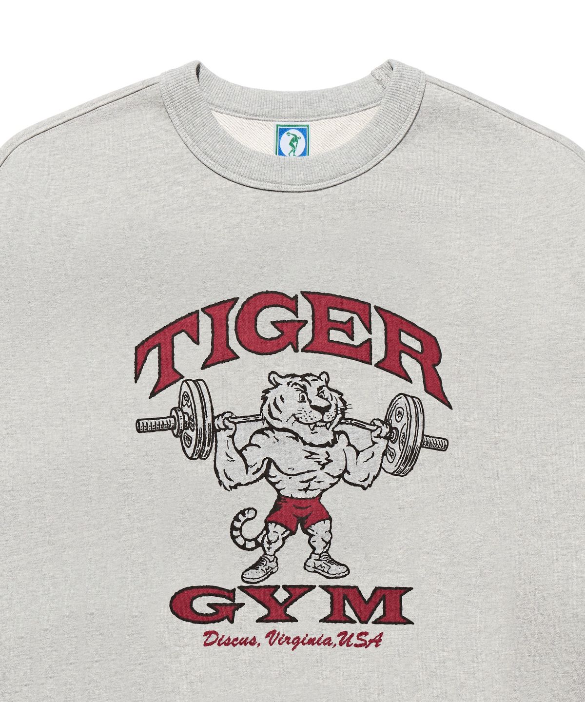 디스커스 애슬레틱(DISCUS ATHLETIC) [2COLORS] 타이거 짐 스웨트 셔츠