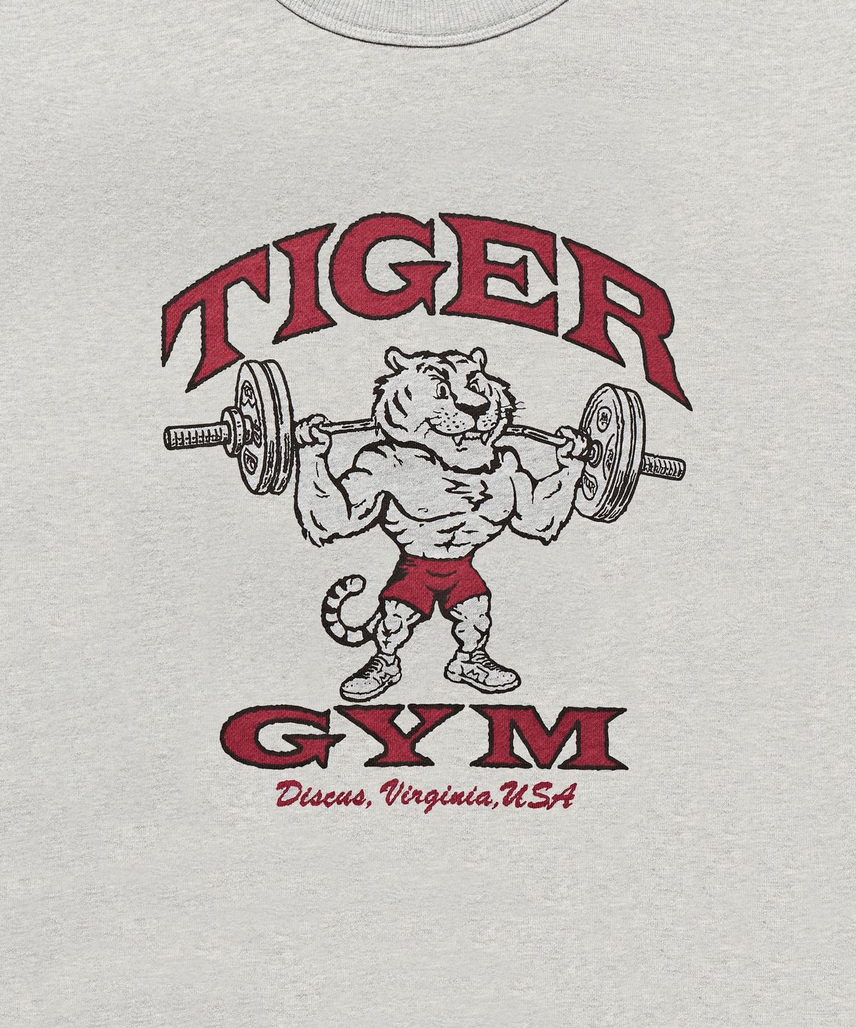 디스커스 애슬레틱(DISCUS ATHLETIC) [2COLORS] 타이거 짐 스웨트 셔츠
