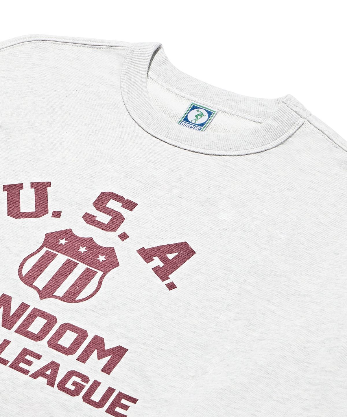 디스커스 애슬레틱(DISCUS ATHLETIC) [2COLORS] USA 크롭 핏 스웨트 셔츠