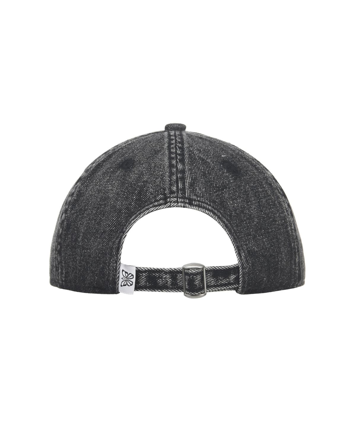 닉앤니콜(NICK&NICOLE) DESTROYED HEART DENIM BALL CAP_BLACK