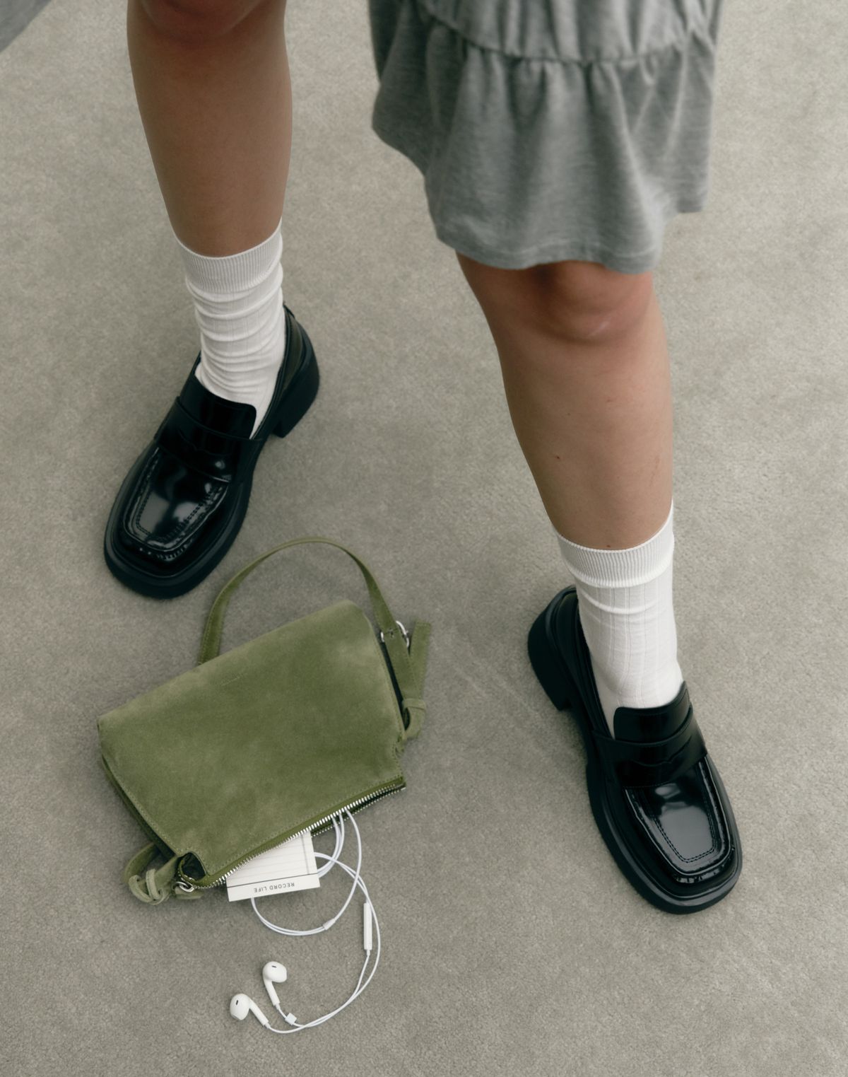 질스튜어트액세서리(JILLSTUART ACC) [RENE] 르네 플랫폼 스퀘어토 로퍼 2color