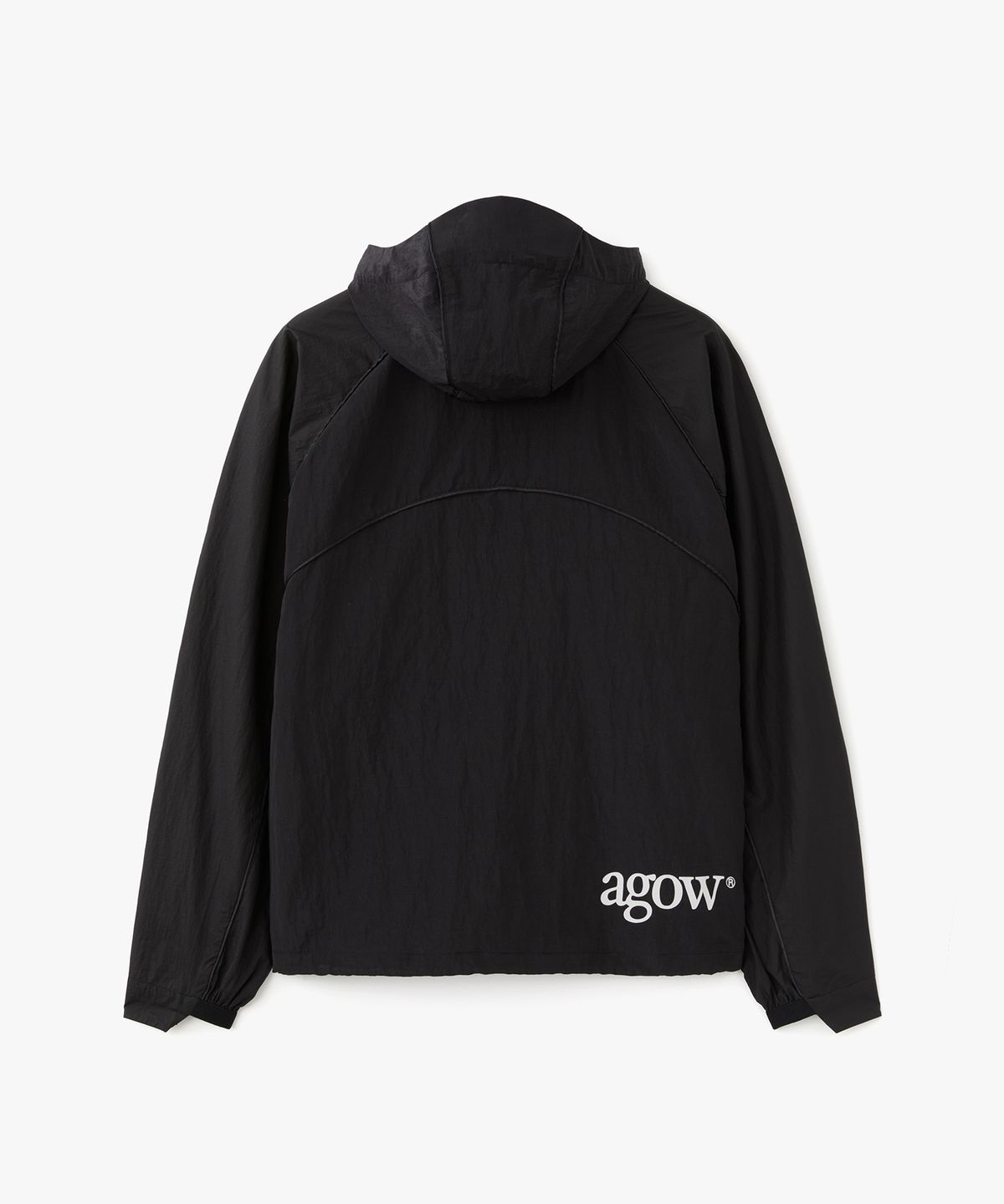 어고우(AGOW) 거스트 하이브리드 웰 윈드 자켓 블랙