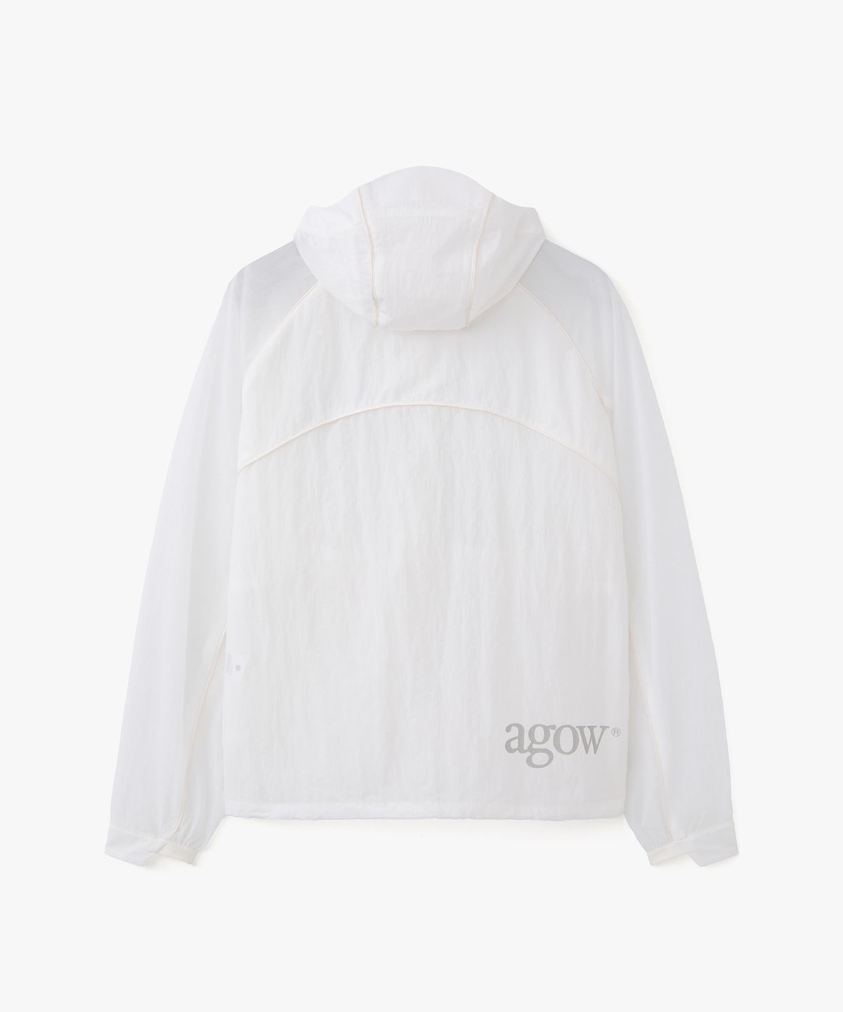 어고우(AGOW) 거스트 하이브리드 웰 윈드 자켓 화이트