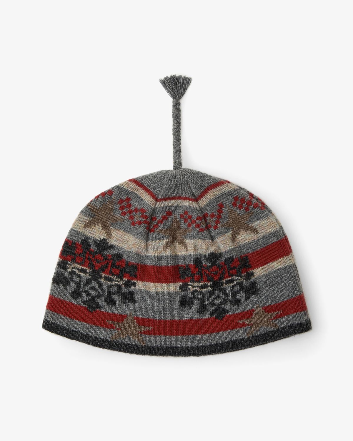 에이이에이이(AEAE) SNOW TASSEL BEANIE [GREY]