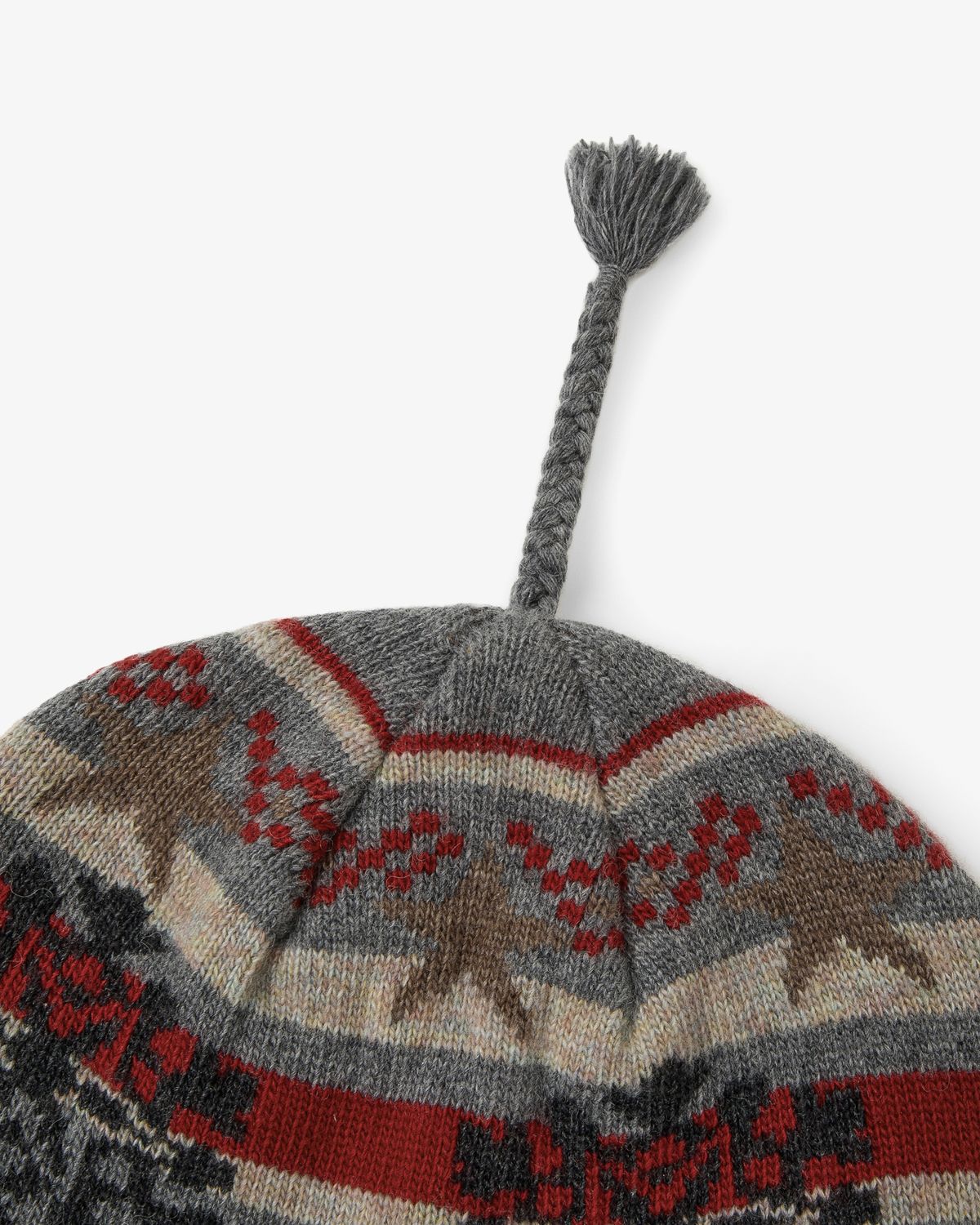 에이이에이이(AEAE) SNOW TASSEL BEANIE [GREY]