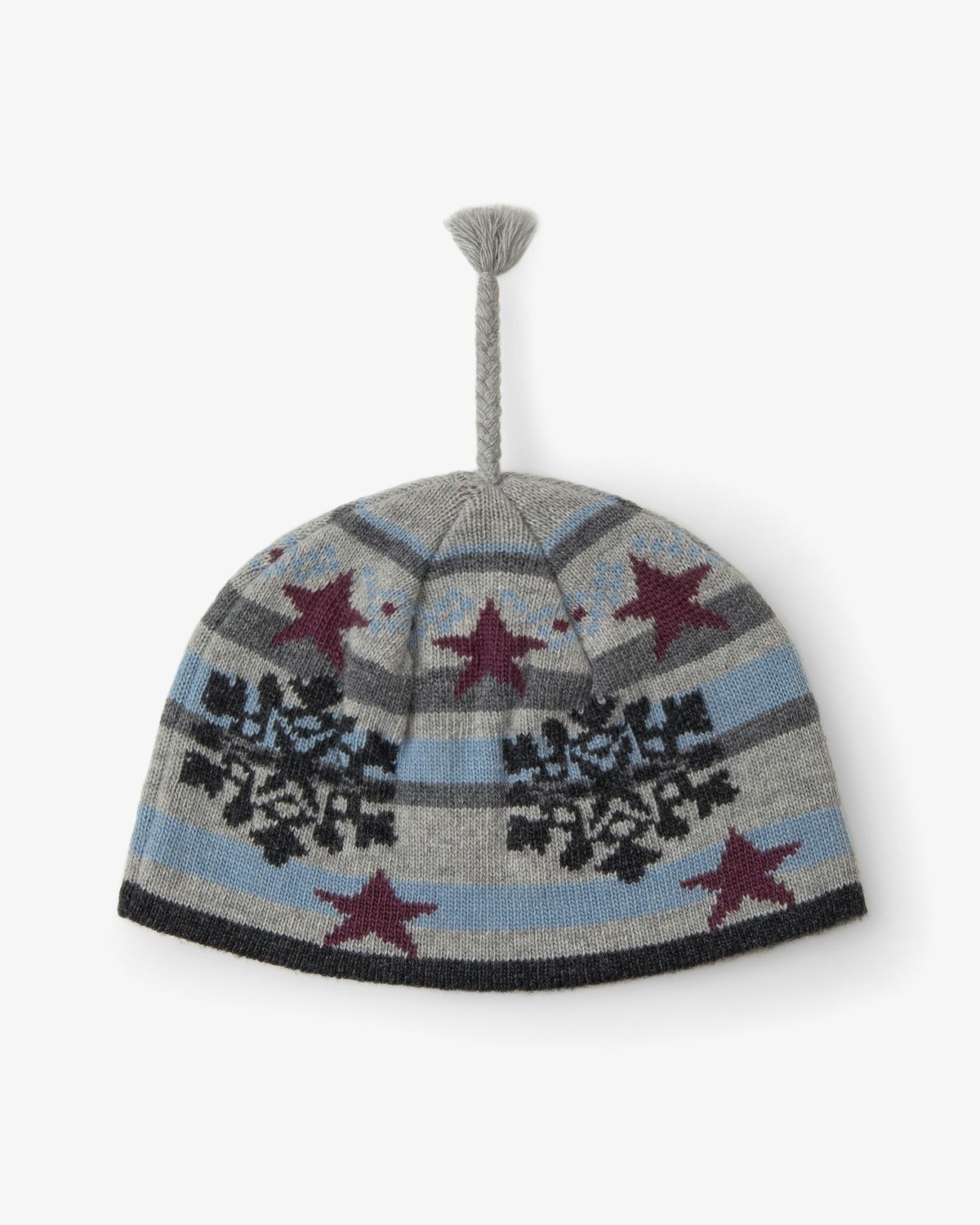 에이이에이이(AEAE) SNOW TASSEL BEANIE [LIGHT GREY]