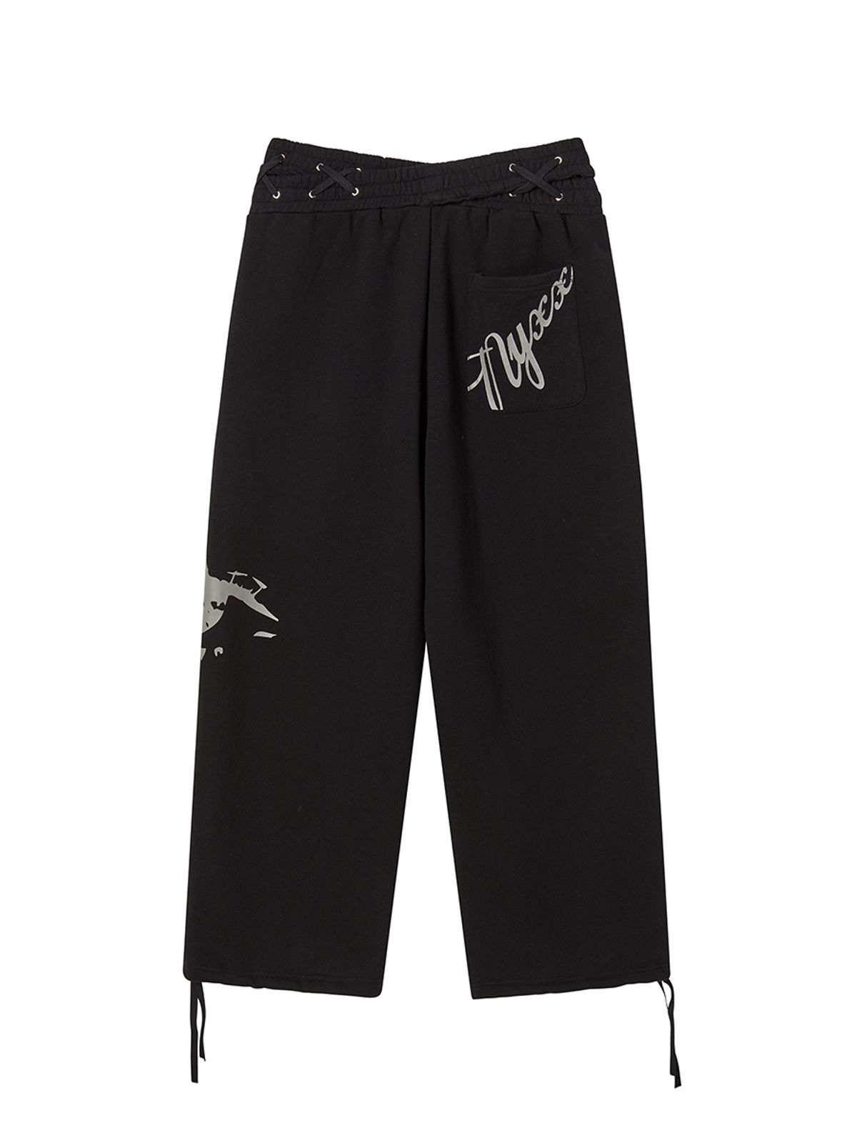 엔와이엑스엑스(NYXX) EYE SWEAT PANTS BLACK