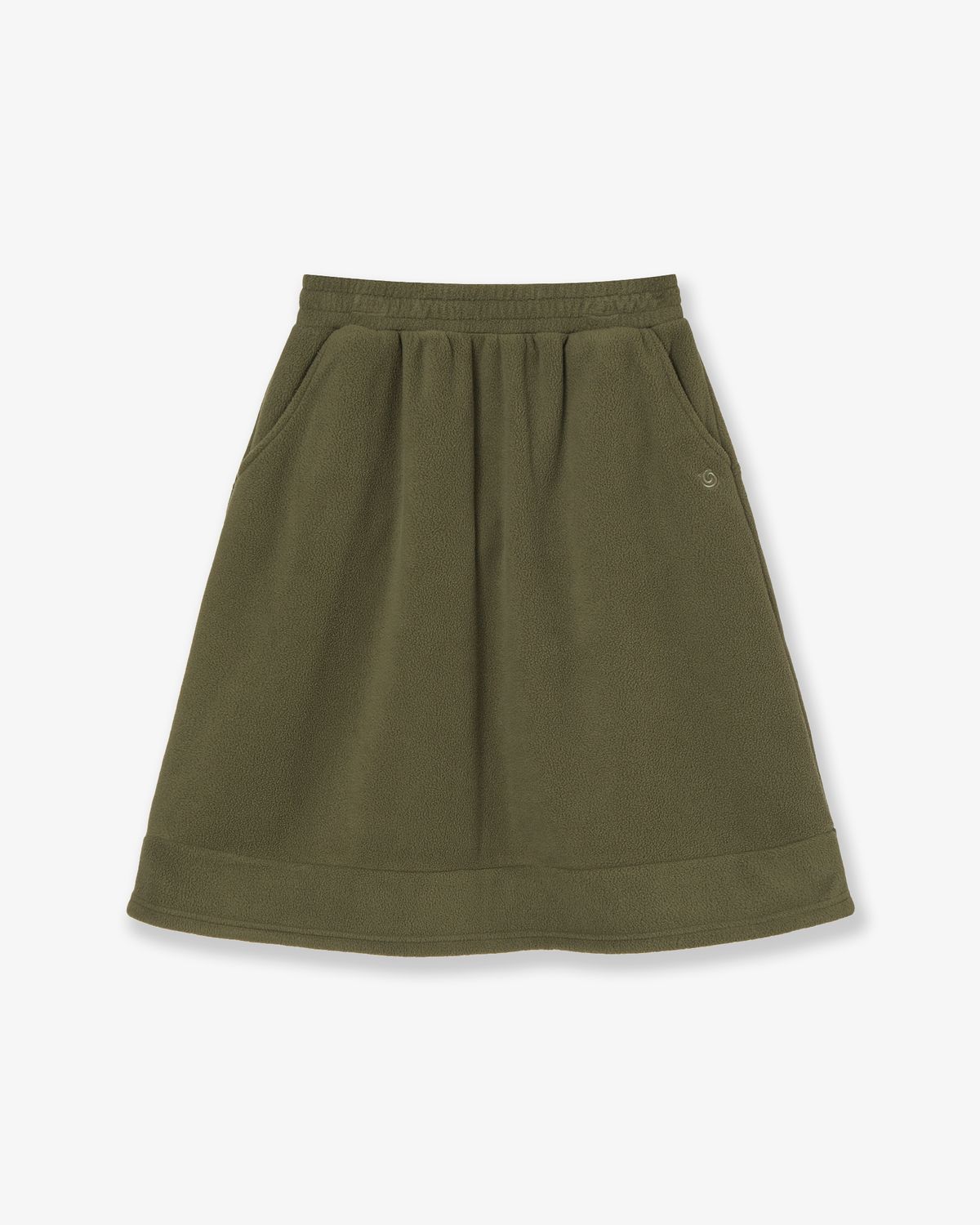 에이이에이이(AEAE) BALLOON FLEECE SKIRT [OLIVE]