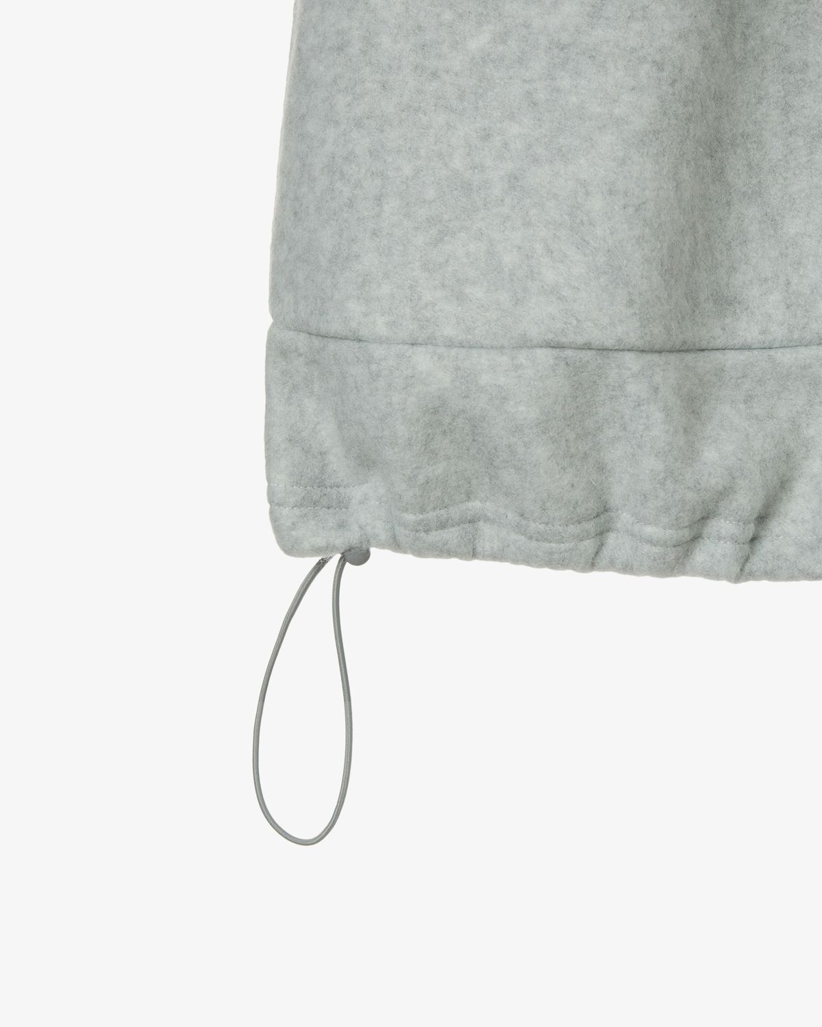 에이이에이이(AEAE) BALLOON FLEECE SKIRT [LIGHT GREY]
