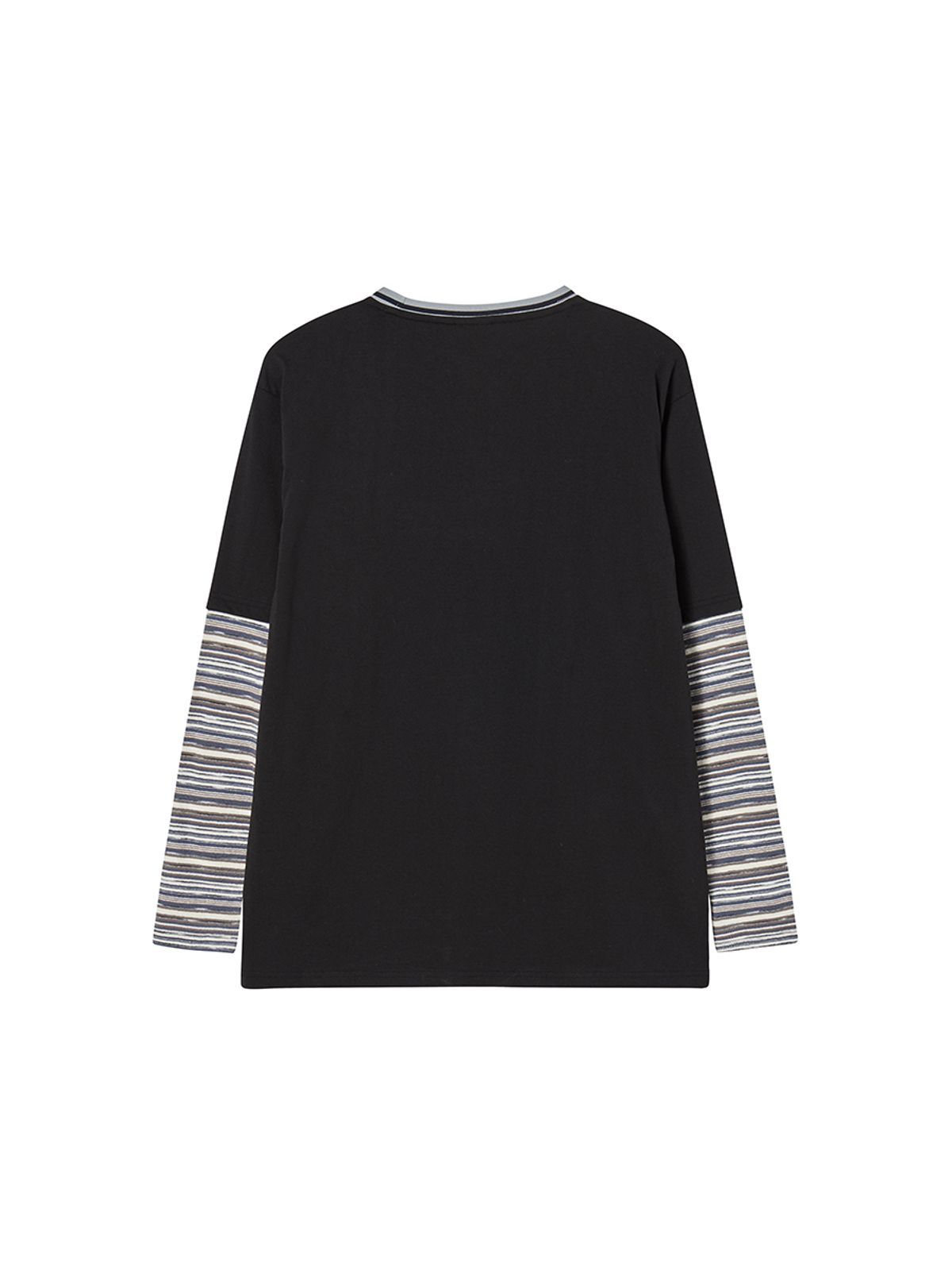 엔와이엑스엑스(NYXX) KNITTED LAYERED L/S BLACK