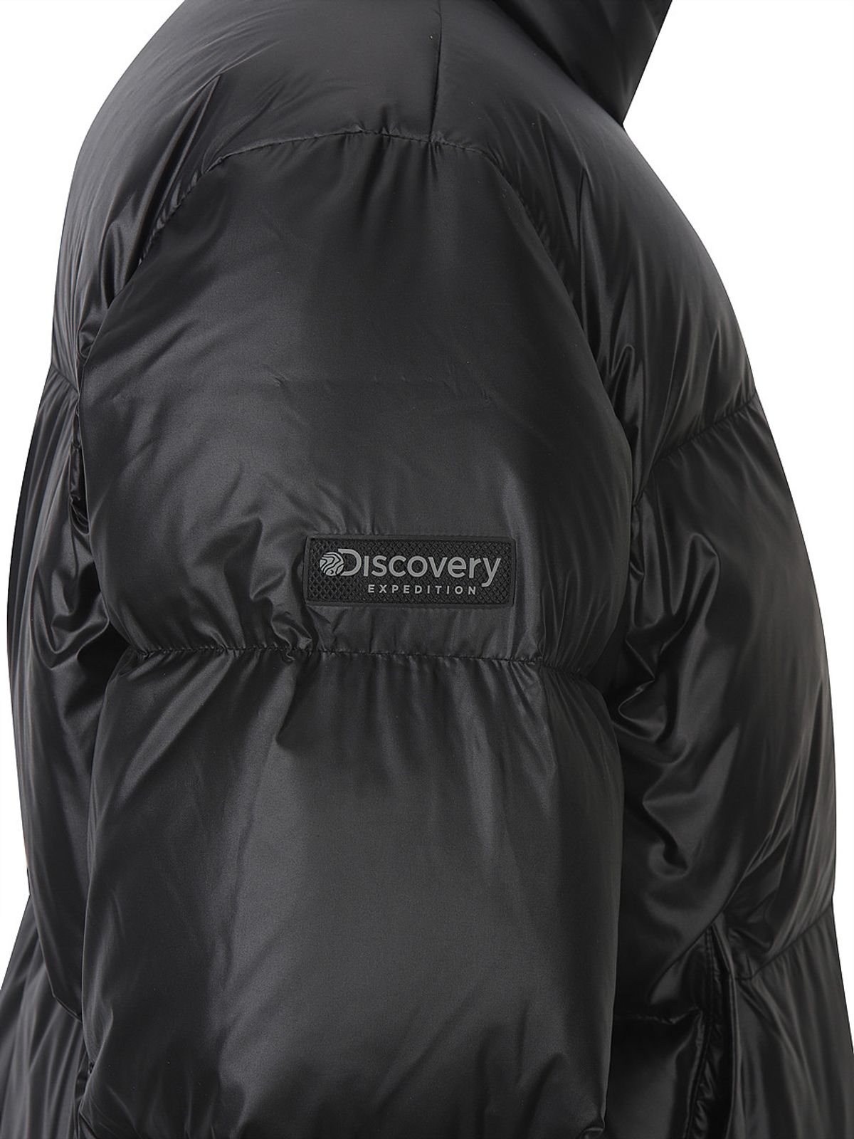디스커버리 익스페디션(DISCOVERY EXPEDITION) 여성 반슬리 다운 크롭 숏패딩 (Neon Black)
