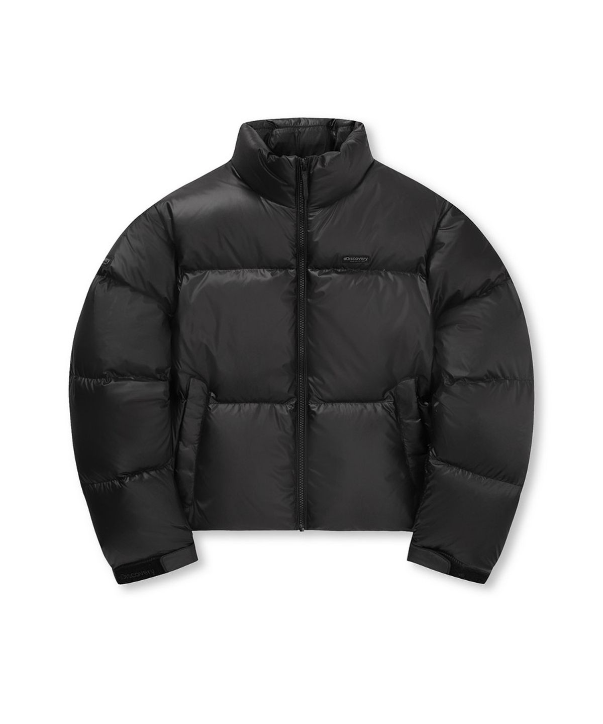 디스커버리 익스페디션(DISCOVERY EXPEDITION) 여성 반슬리 다운 크롭 숏패딩 (Neon Black)