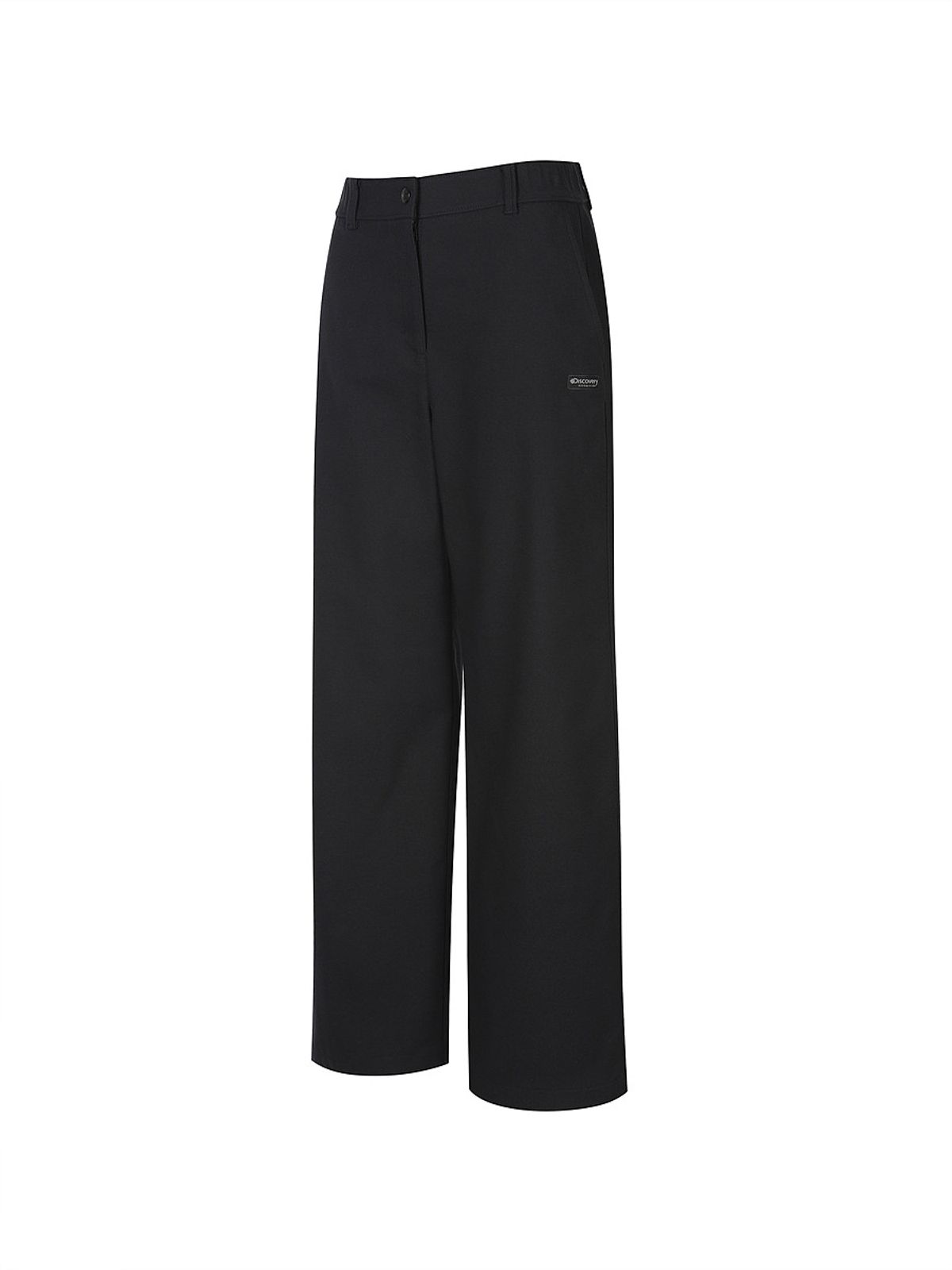 디스커버리 익스페디션(DISCOVERY EXPEDITION) 여성 기모 스트레이트 팬츠 (BLACK)