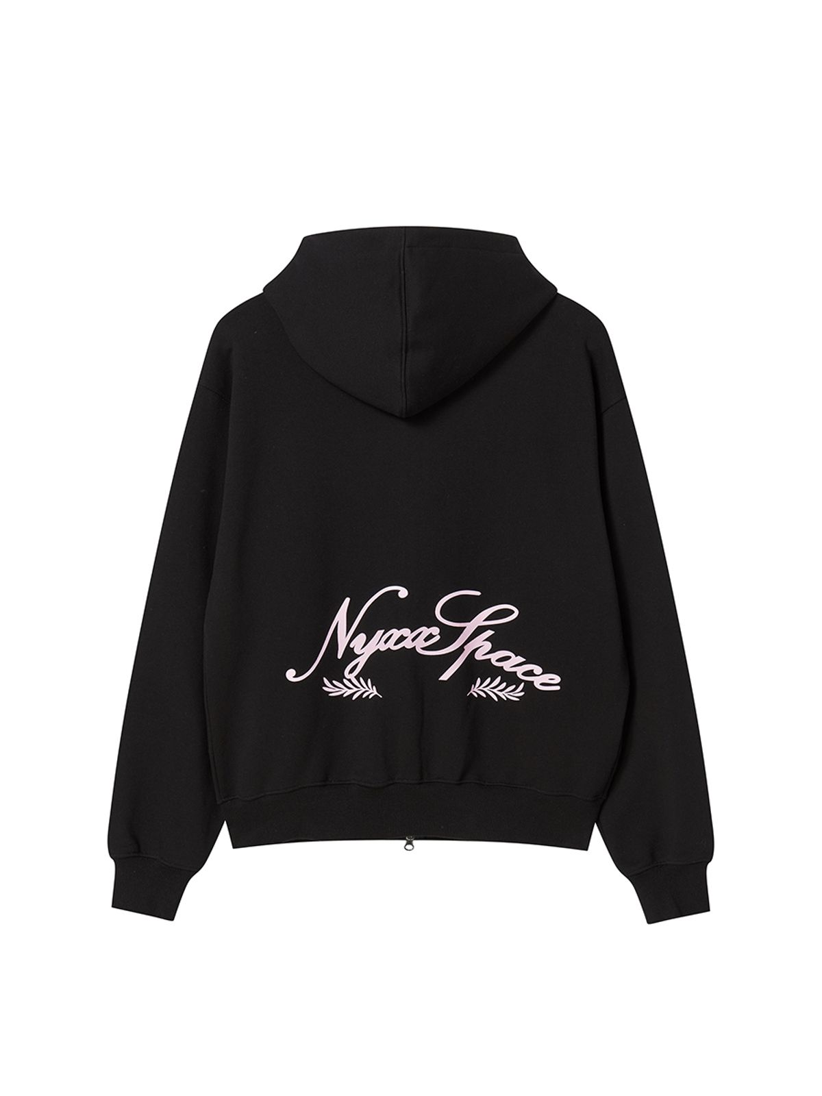 엔와이엑스엑스(NYXX) RHINESTONE DALGOMM HOOD ZIP-UP BLACK