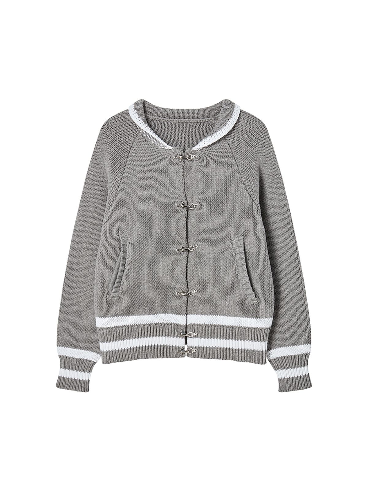 엔와이엑스엑스(NYXX) LATCH COWICHAN CARDIGAN GREY