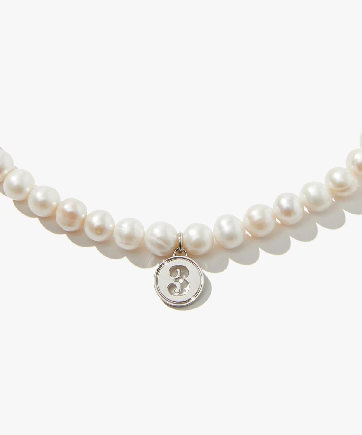 트리마치(TRIMARCH) P.S(Pearl shell) / No.3 basic necklace / Silver
