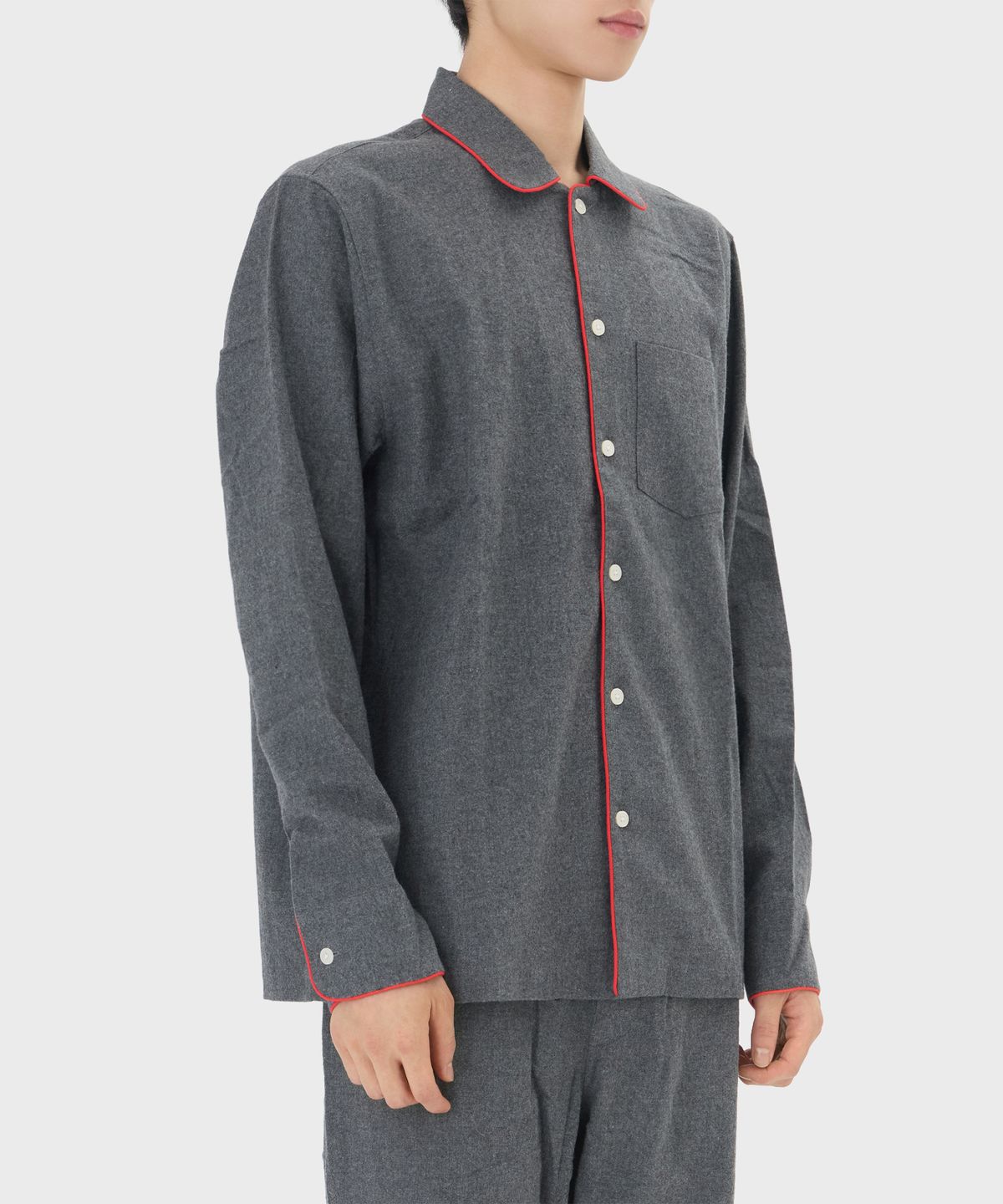 슬리피 존스(SLEEPY JONES) (M) 헨리 파자마 세트 차콜 그레이 플란넬 HENRY PAJAMA SET CHARCOAL GREY FLANNEL