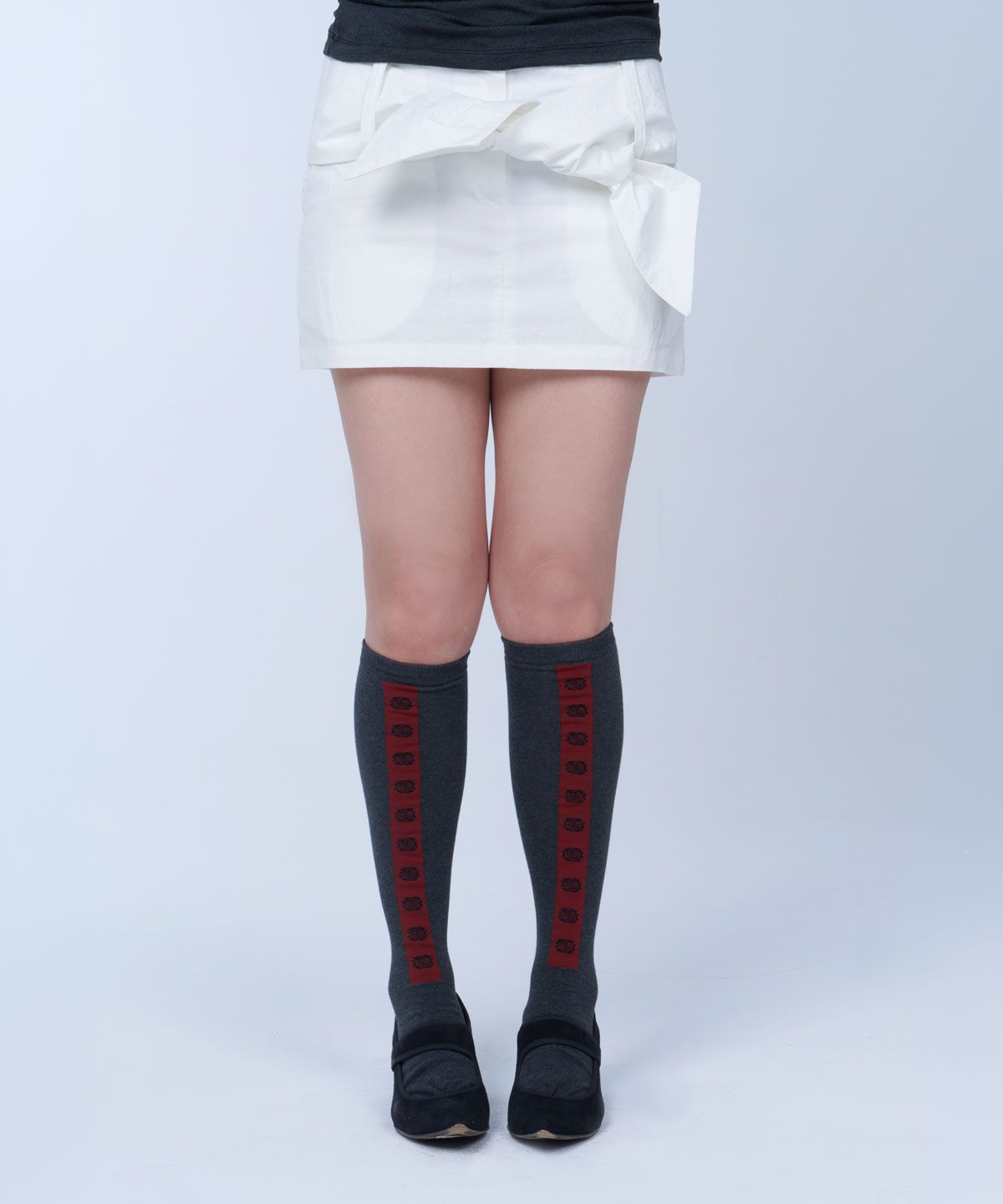 라이라이(LYELYE) Strapline mini skirt (ivory)