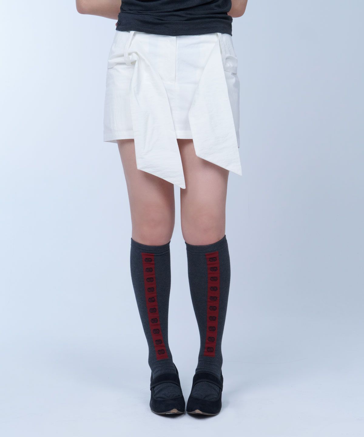 라이라이(LYELYE) Strapline mini skirt (ivory)