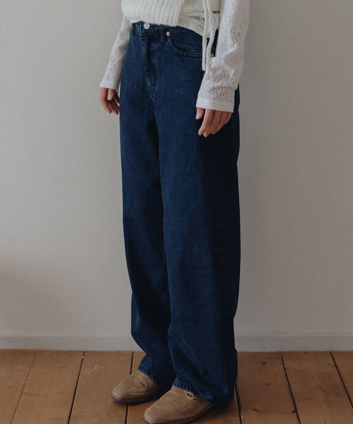 앤니즈(ANDNEEDS) Heritage wide denim (blue)
