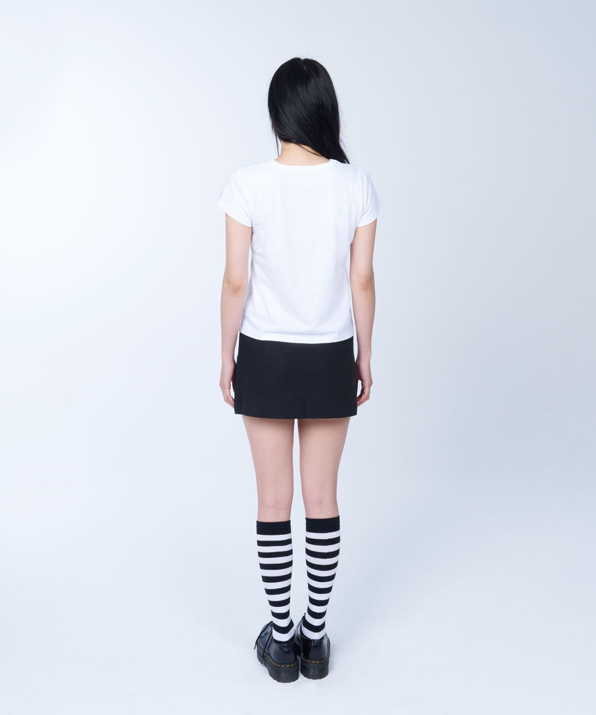라이라이(LYELYE) Tweed mini skirt (black)
