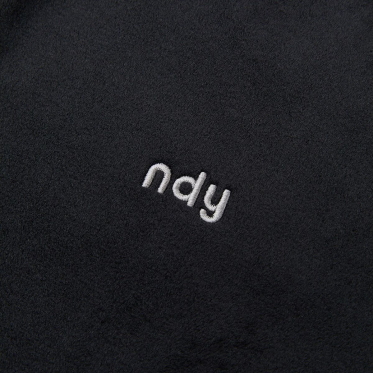 엔디와이(NDY) 우먼스 벨로아 후디 트랙 탑 블랙