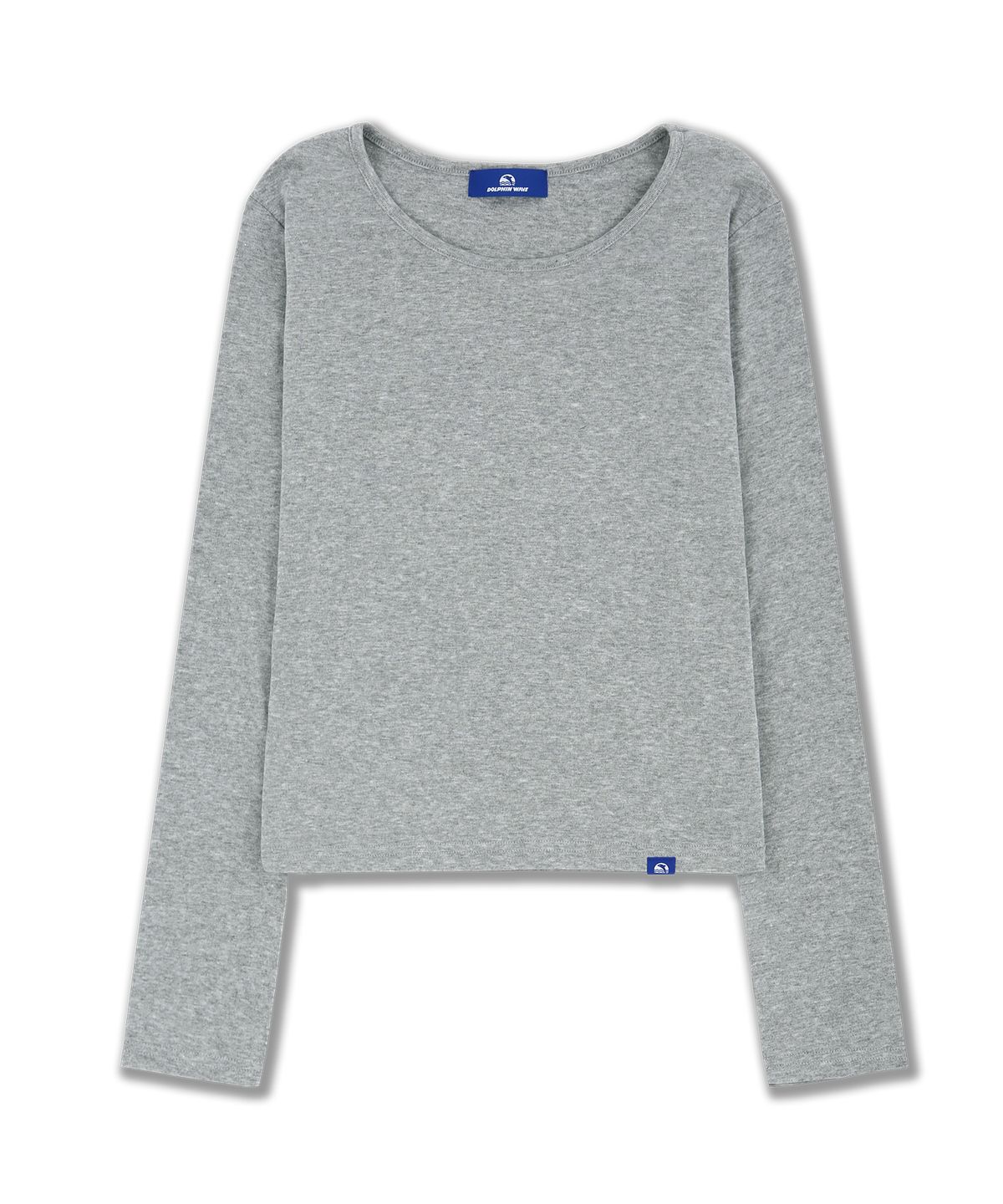 돌핀웨이브어패럴(DOLPHIN WAVE APPAREL) 돌핀 슬림 크루넥 긴팔티셔츠 4COLOR