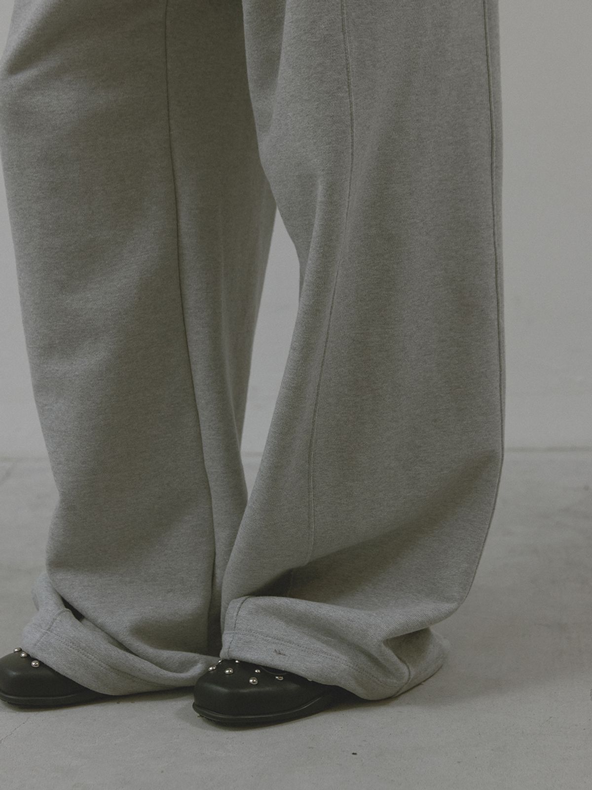아수라(ASURA) COLOR FLIP SWEATPANTS (MELANGE GREY)