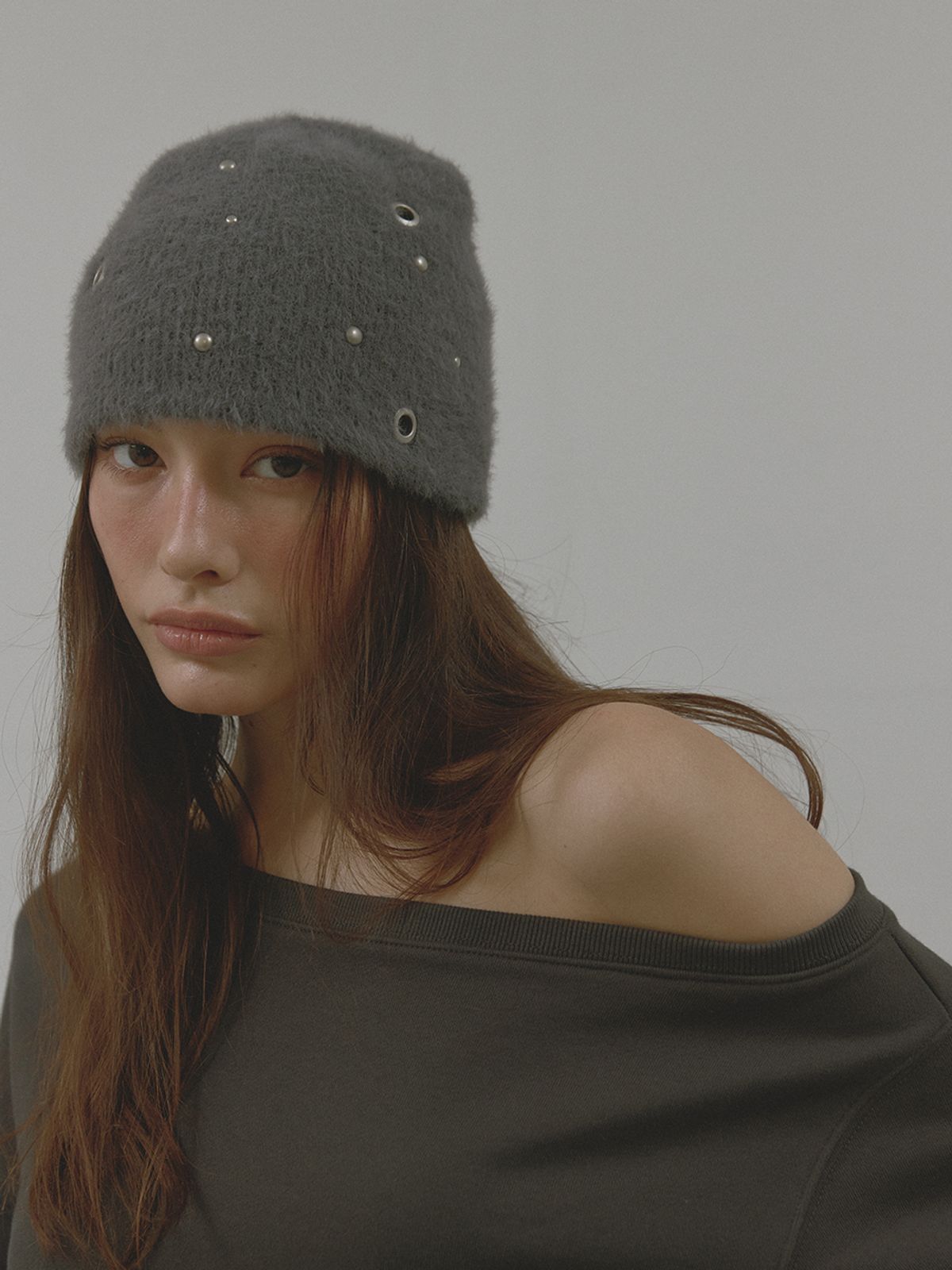 아수라(ASURA) GALAXY KNIT BEANIE (CHARCOAL)