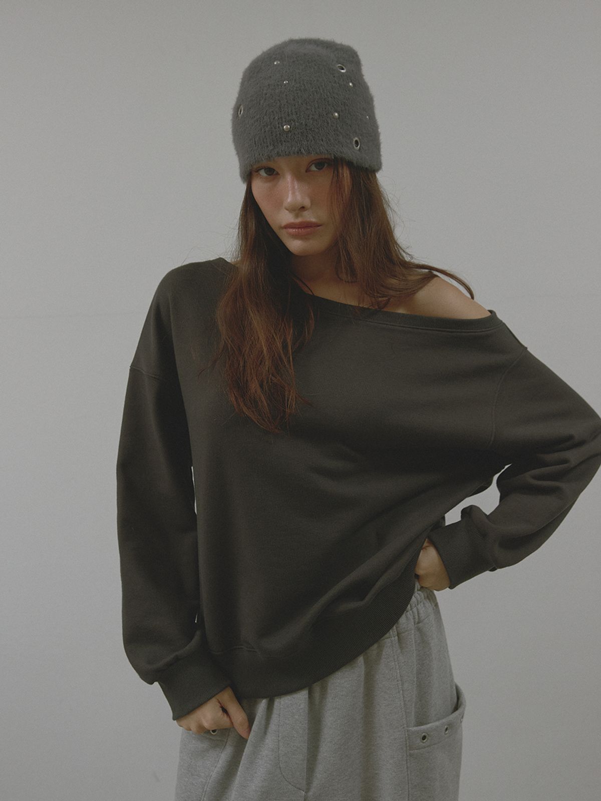 아수라(ASURA) GALAXY KNIT BEANIE (CHARCOAL)